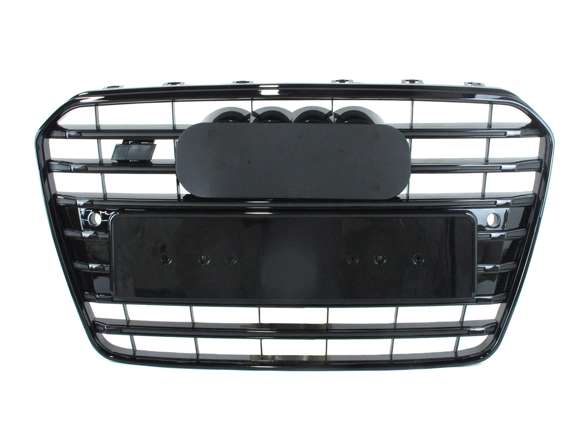 Gloss Black Front Bumper Grille for Audi A5 B8.5 S5 8T 2013-2016 - Image 3