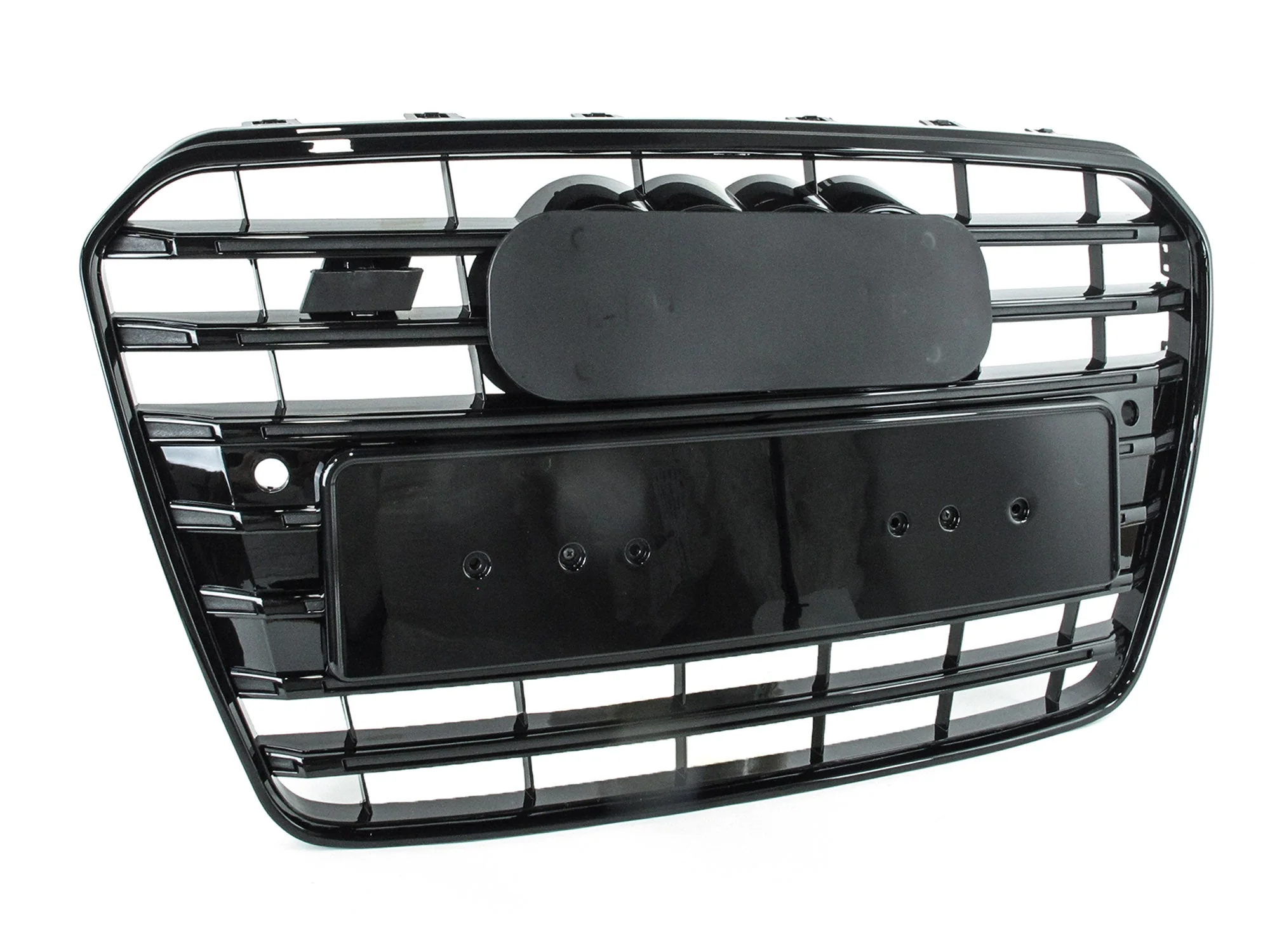 Gloss Black Front Bumper Grille for Audi A5 B8.5 S5 8T 2013-2016 - Image 4