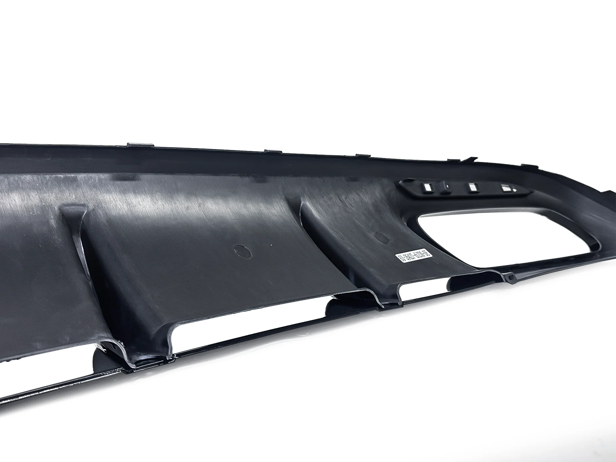 S63 Style Rear Diffuser W/ Black Tips Fits Benz C217 S560 Coupe AMG 2018-2020 LCI - Image 10