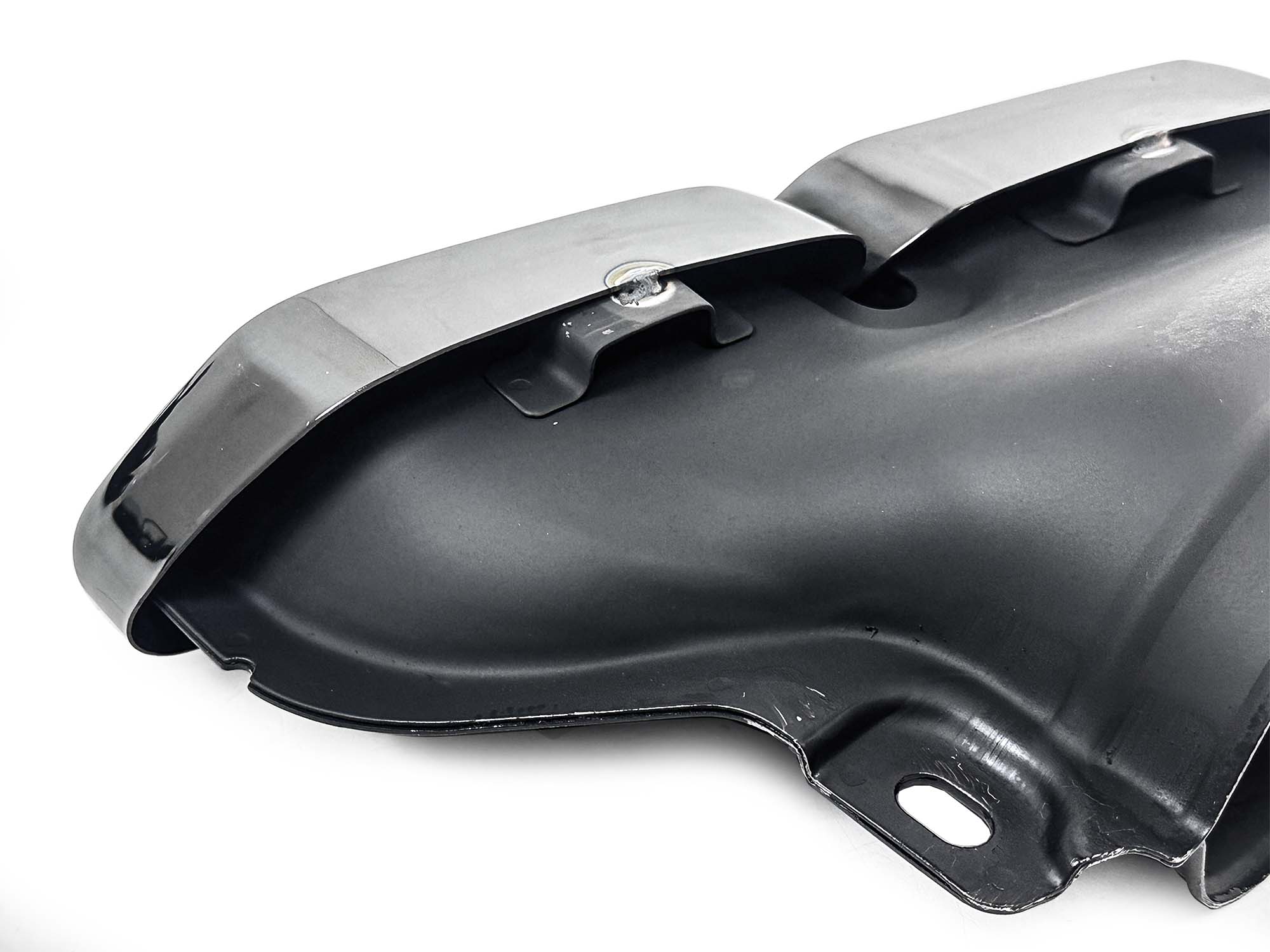 S63 Style Rear Diffuser W/ Black Tips Fits Benz C217 S560 Coupe AMG 2018-2020 LCI - Image 15