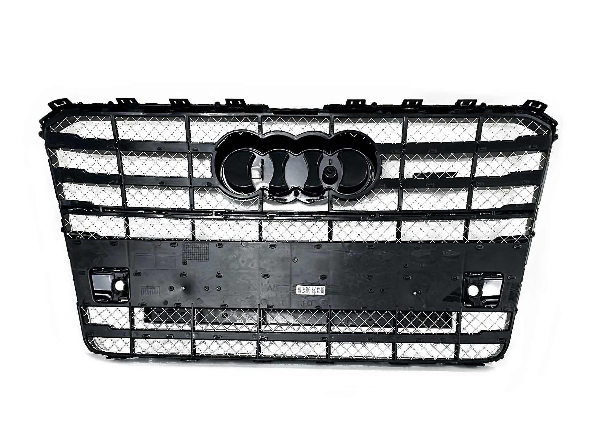 Chrome Front Bumper Mesh Grille for Audi A8 W12 2015-2018 - Image 12