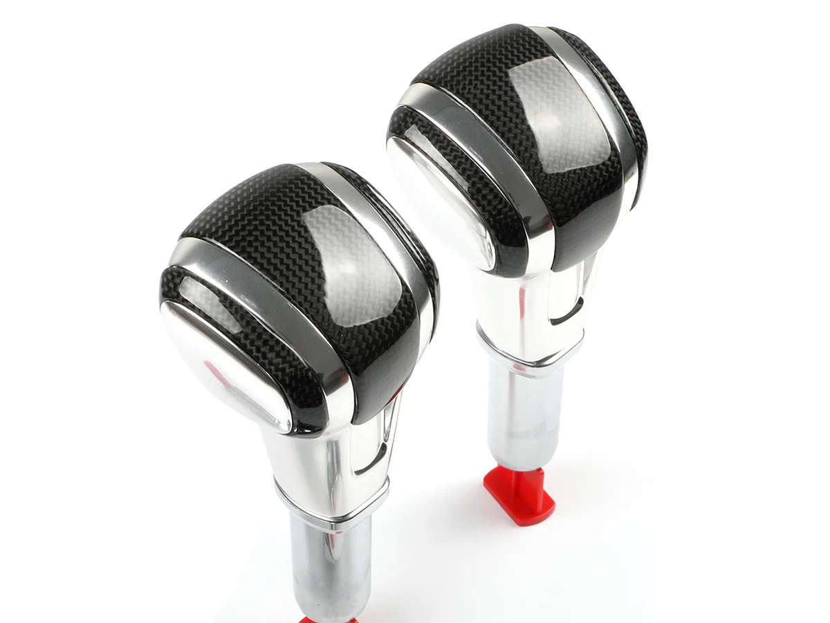 Carbon Fiber Gear Shift Knob Shifter Handle For Porsche Cayenne 2011-2017 - Image 4