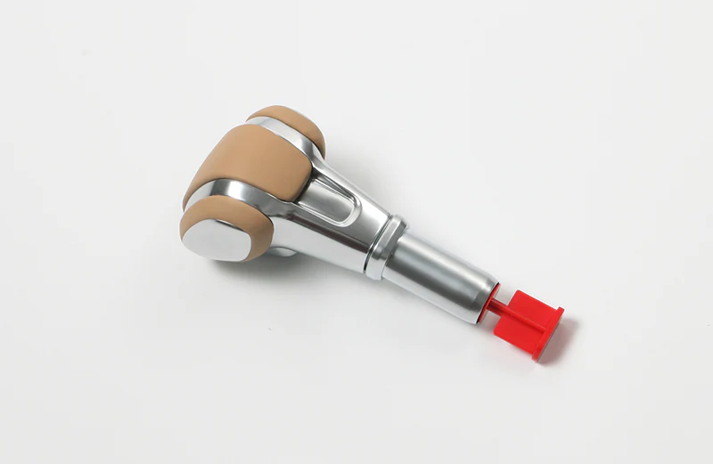 Beige / Black AT Black Gear Shift Knob Shifter Handle For Porsche Cayenne 2011-2017 - Image 15