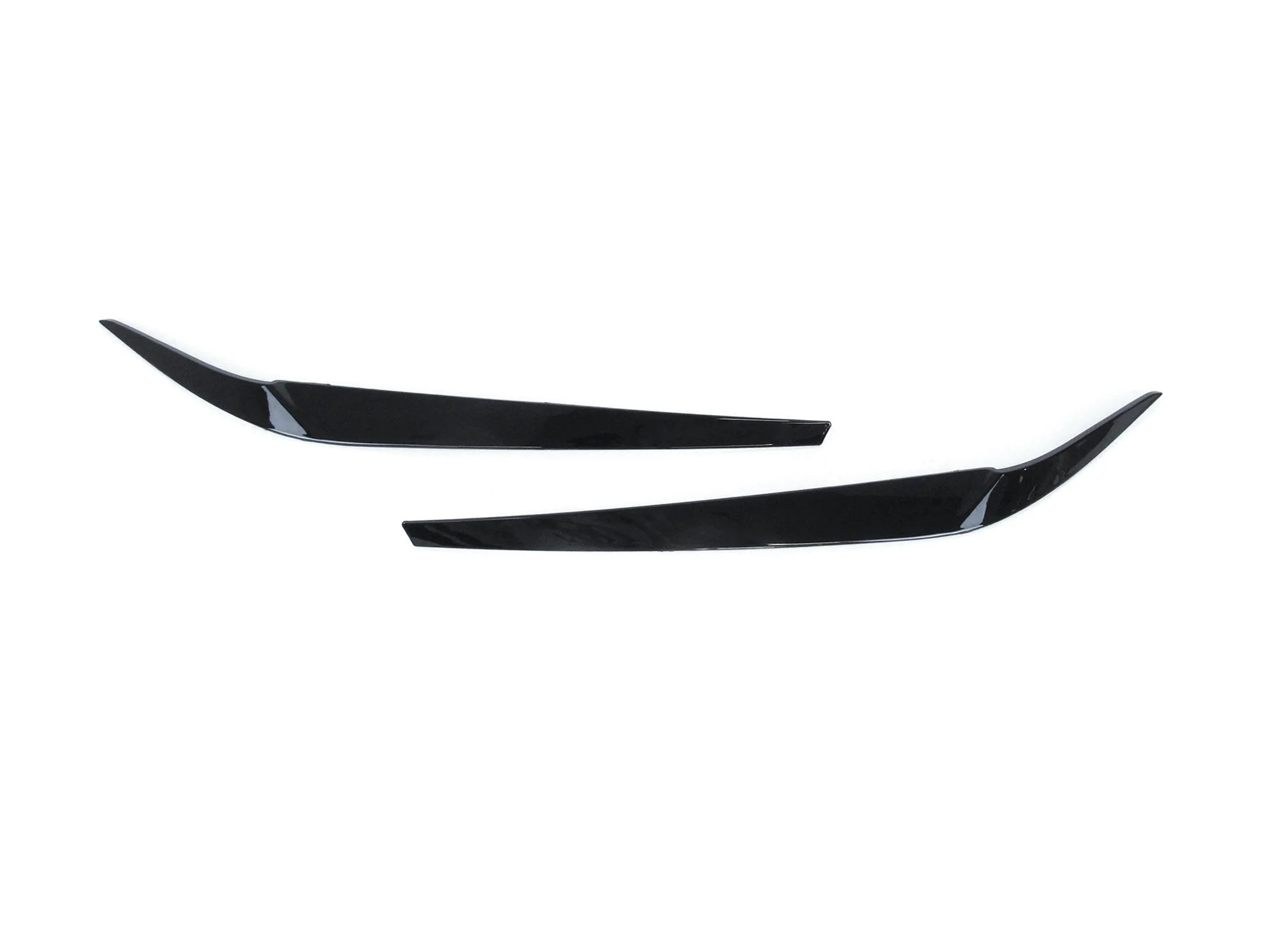Gloss Black Headlight Eyelid Cover Eyebrow For BMW 5-Series G30 530I 540I M550I 2017-2023 - Image 6
