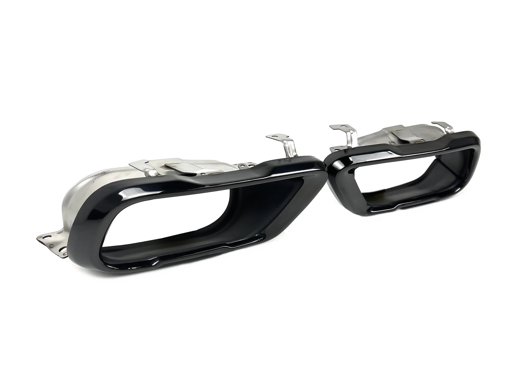 Left+Right For 2019+ BMW X5 G05 X6 G06 X7 G07 M-Sport Black Exhaust Tips Muffler Tips - Image 7