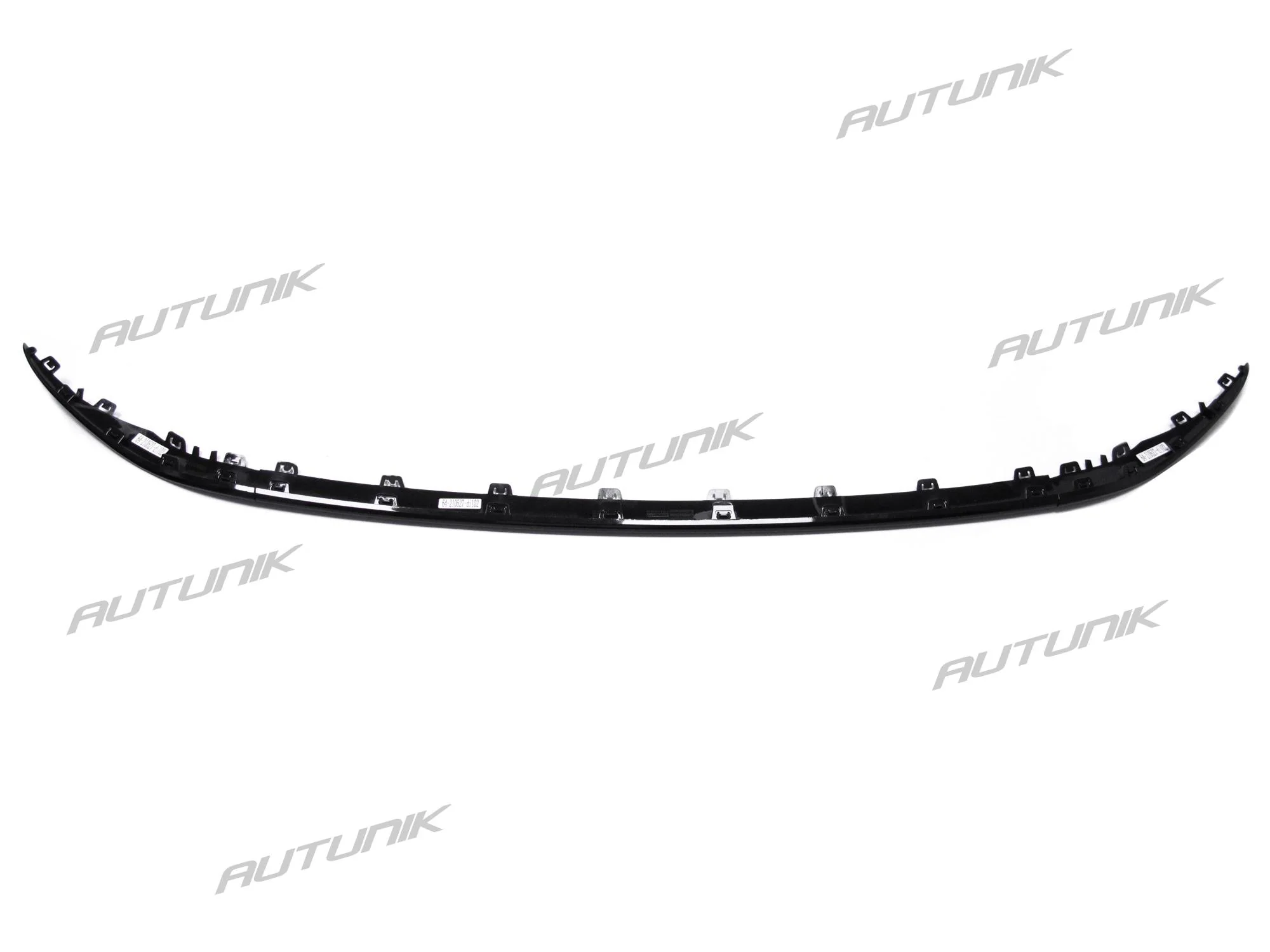 Gloss Black Front Lip Molding Trims For Mercedes C-Class W205 Sedan/Coupe AMG Bumper 2019-2021 - Image 10