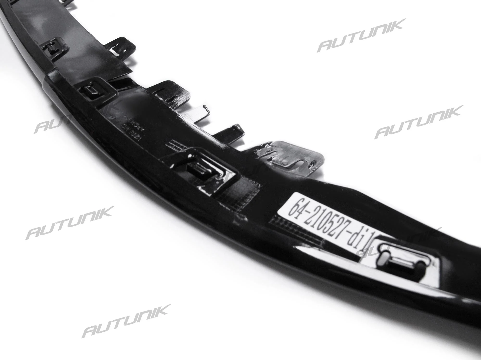 Gloss Black Front Lip Molding Trims For Mercedes C-Class W205 Sedan/Coupe AMG Bumper 2019-2021 - Image 13