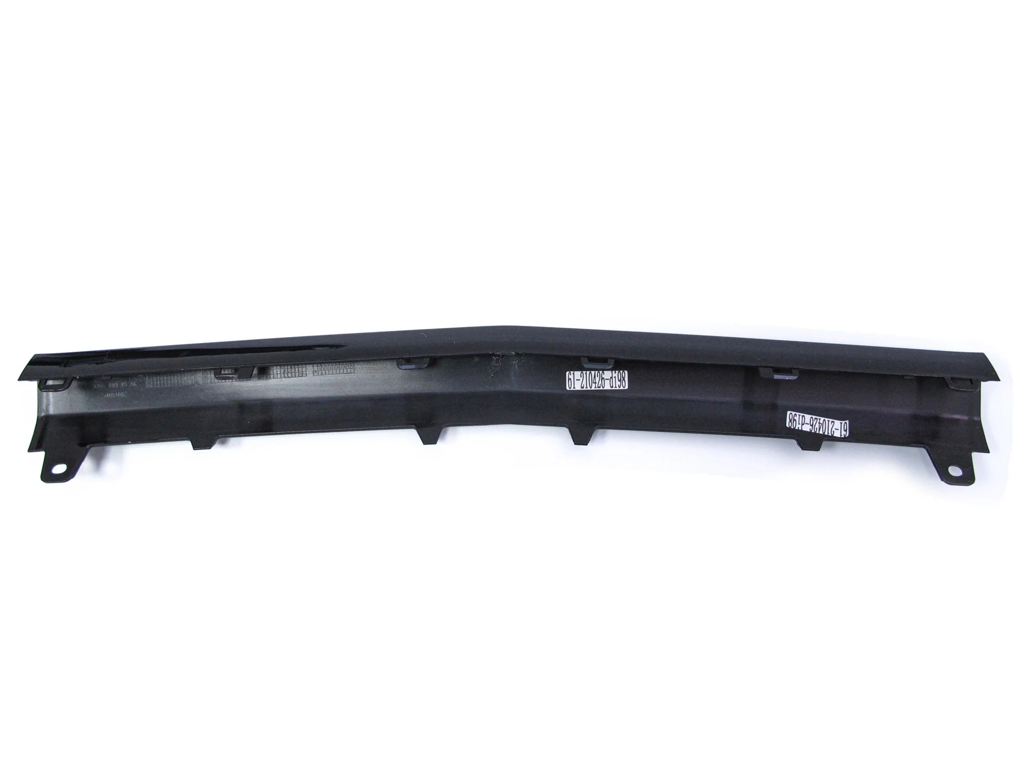 Black Front Lip Splitter Molding Trims For Mercedes W205 C205 C300 C450 C43 AMG 2015-2018 - Image 10