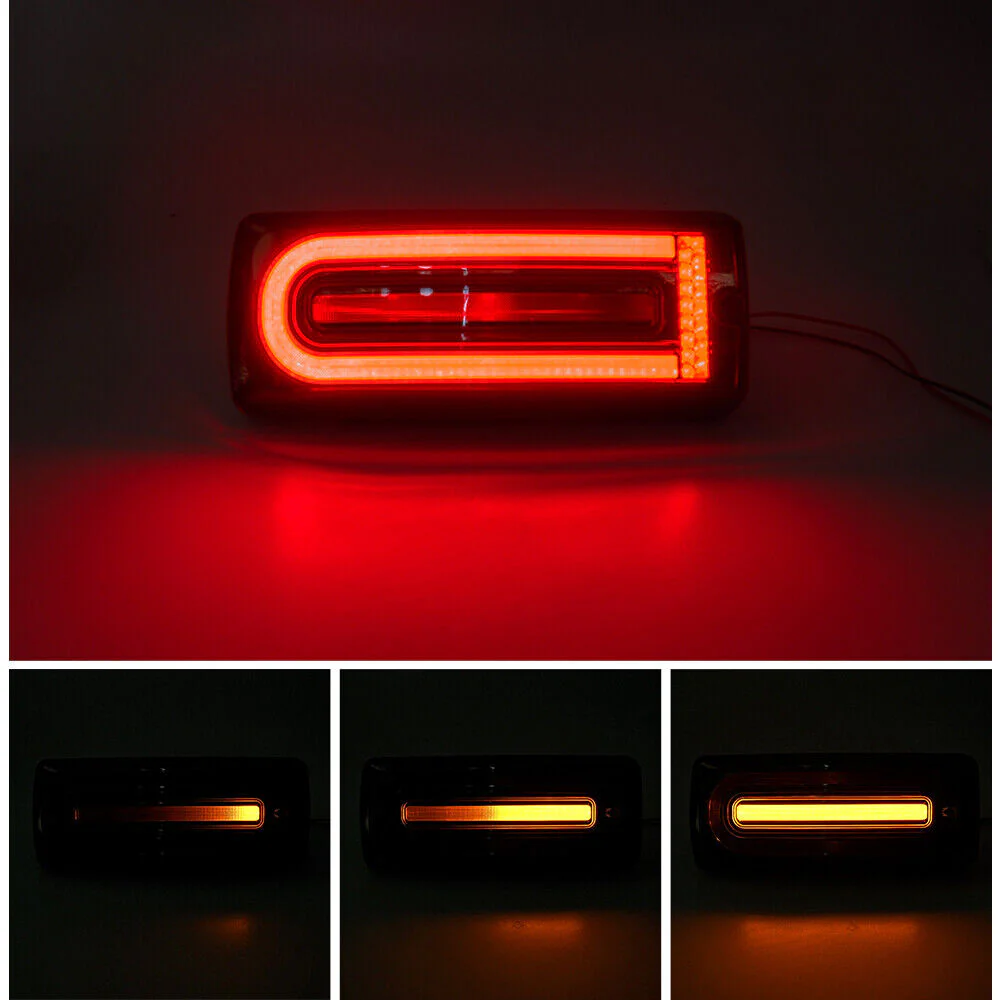 Sequential LED Tail Lights For Mercedes W463 G-Class G500 G550 G63 AMG 2002-2018 - Image 4