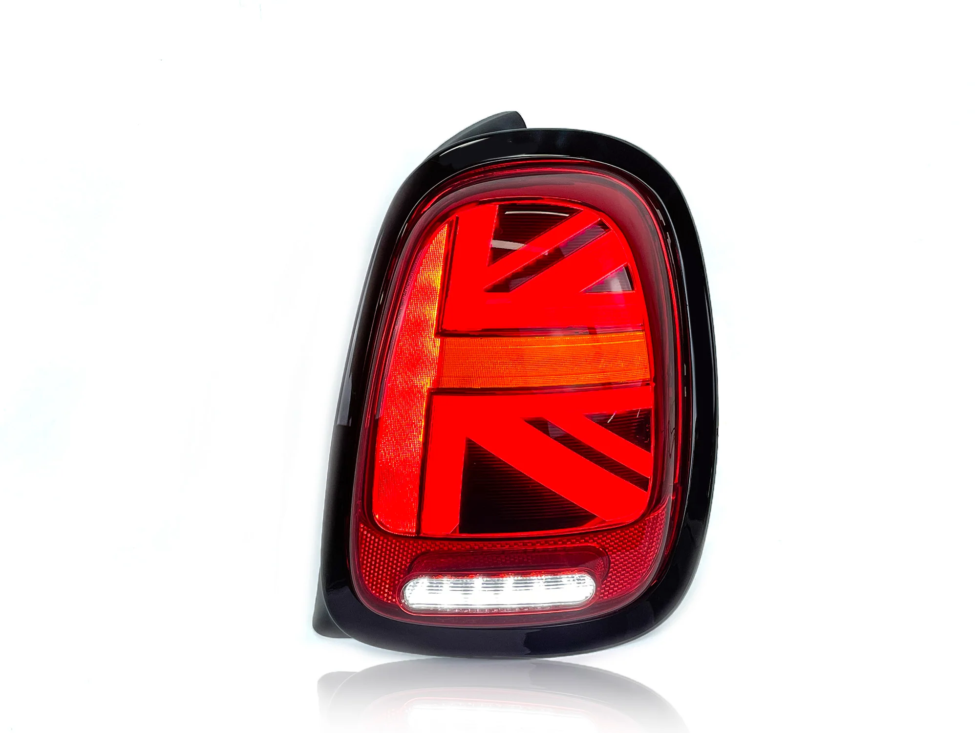 Red Led Tail Lights For 2014-22 Mini Cooper F55/56/57 Union Jack Rear Black Trim - Image 5