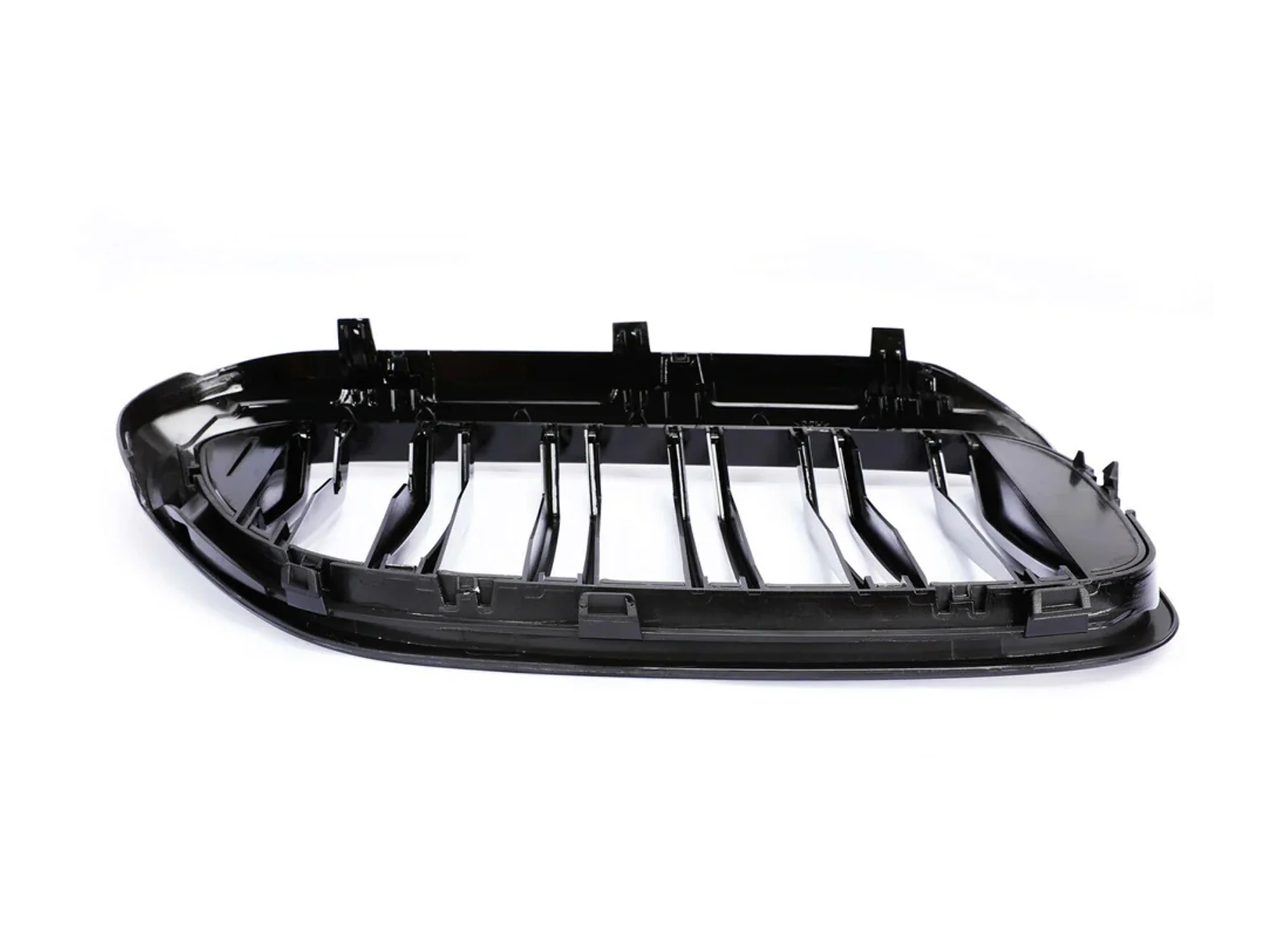 Gloss Black Fit BMW 5 Series G30 G31 530i 540i 2017-2020 Front Kidney Grille Dual Slats - Image 10