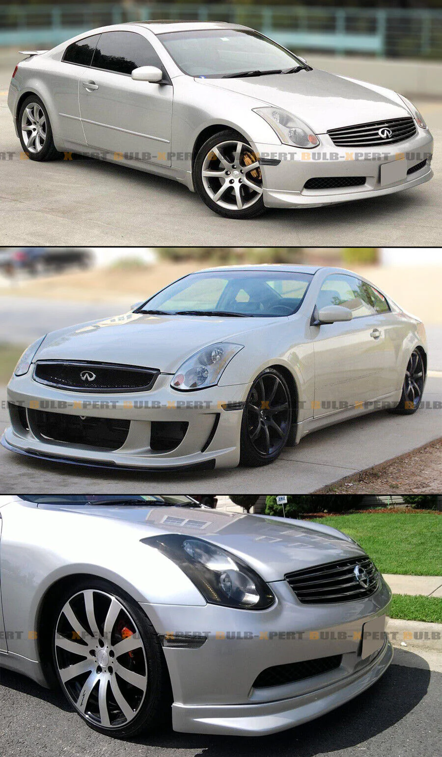 Smoke Lens LED Side Marker Lamps Fender Lights For 2003-2007 Infiniti G35 Coupe - Image 4