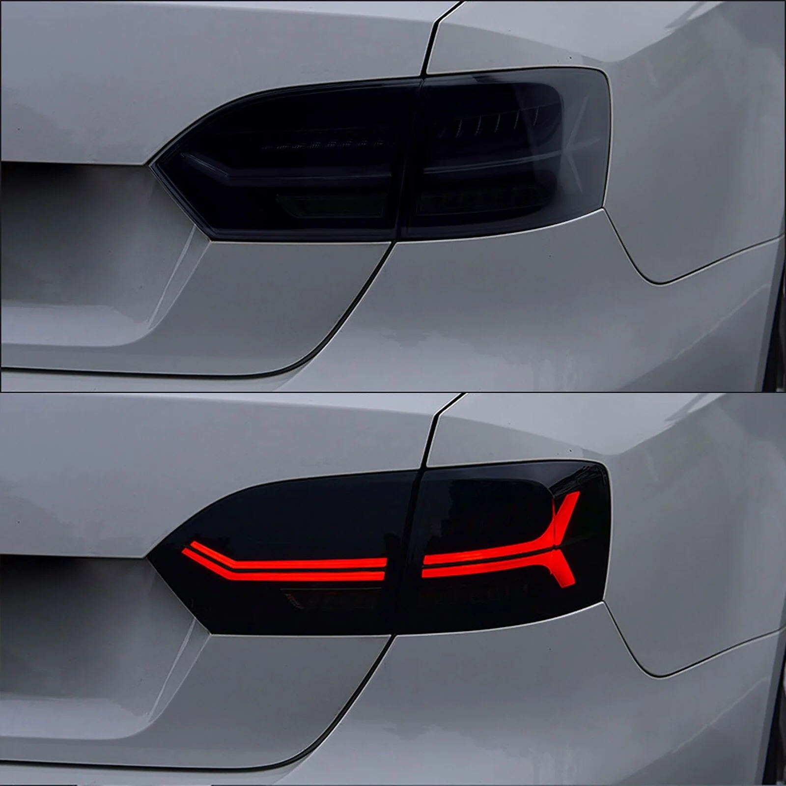 Smoked LED Tail Lights For 2011-2014 Volkswagen Jetta MK6 W/Sequential - Image 4