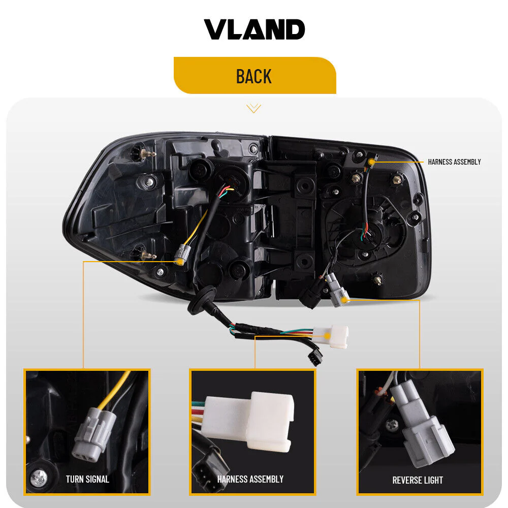Smoked LED Tail Lights For 2017-2020 Nissan Armada With Start-UP Animation Rear Lamps - Image 10