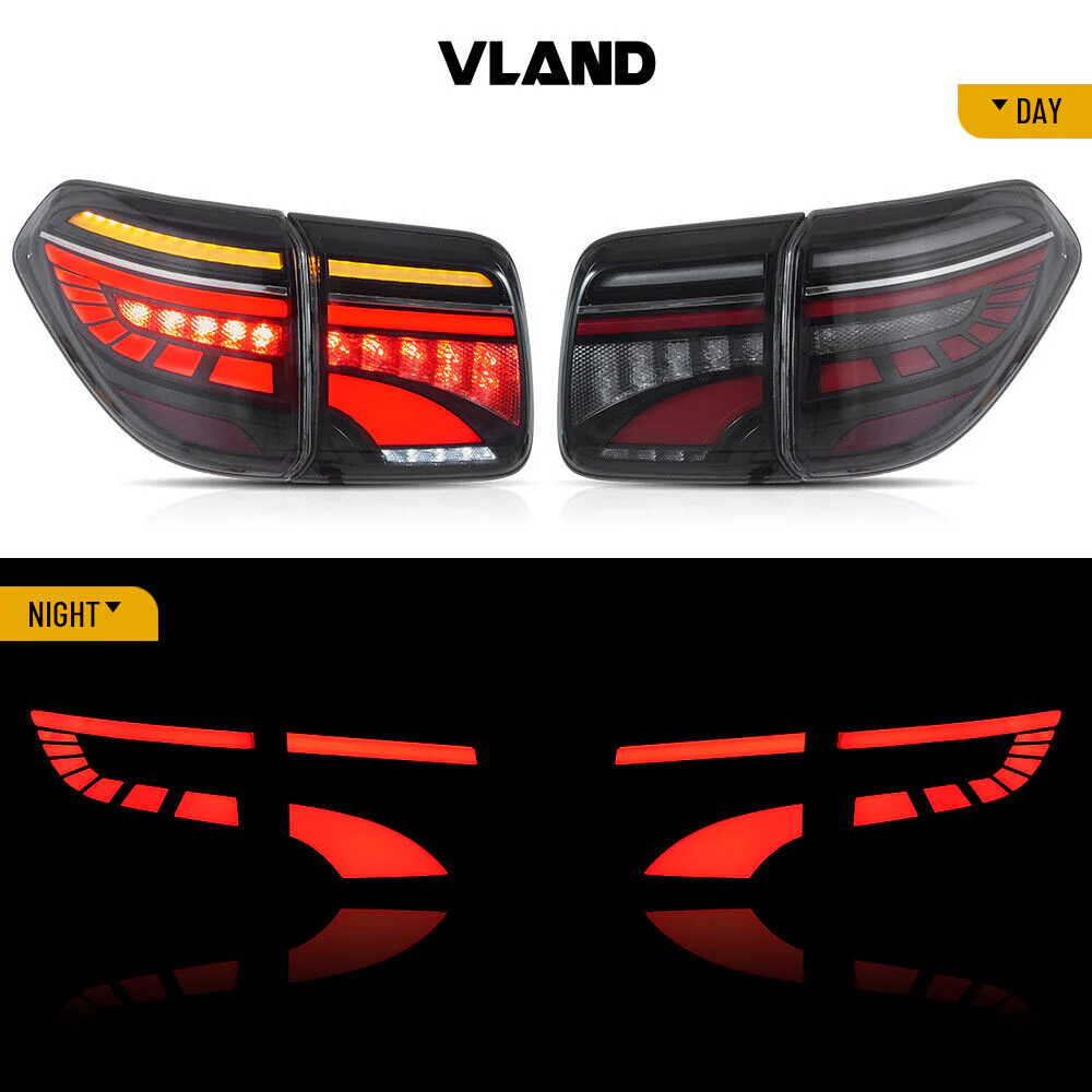 Smoked LED Tail Lights For 2017-2020 Nissan Armada With Start-UP Animation Rear Lamps - Image 3