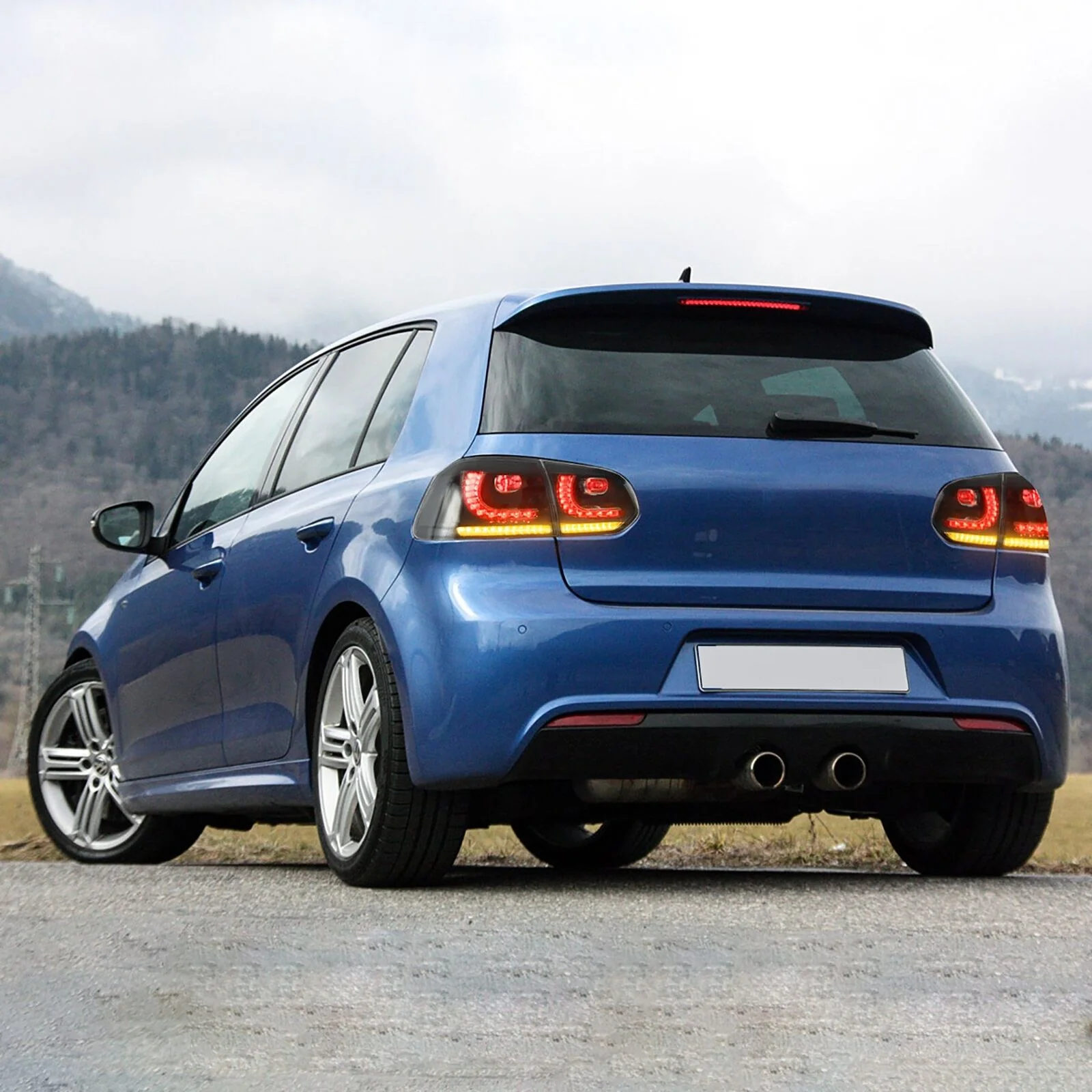 SMOKED LED Taillights fit for 10-14 VW GOLF 6 MK6 GTI 12-13 Golf R With Sequential Indicators - Image 4