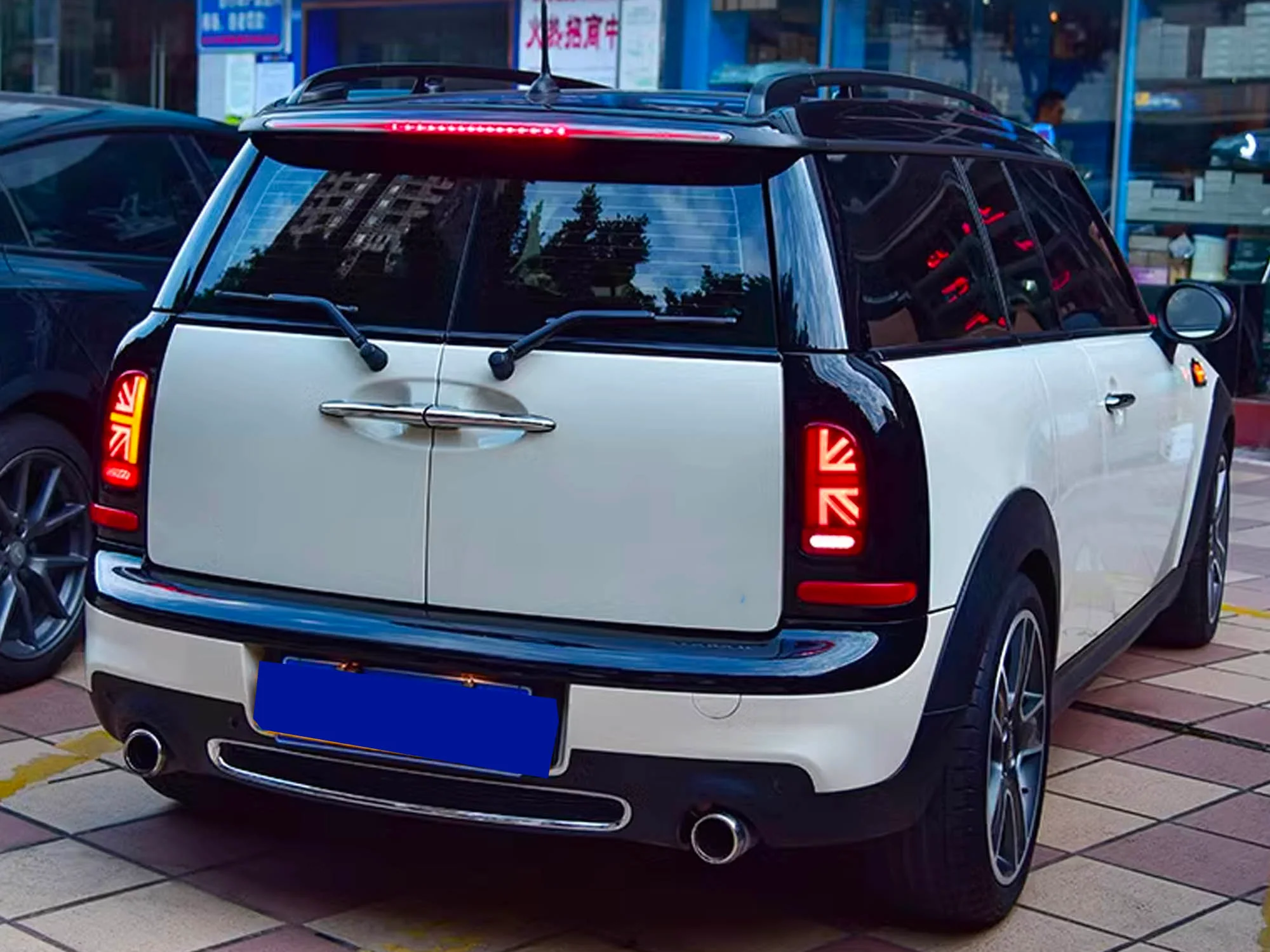 2x Smoked Lens LED Tail Lights For 2007-2013 MINI Cooper Clubman Rear Lamps - Image 3