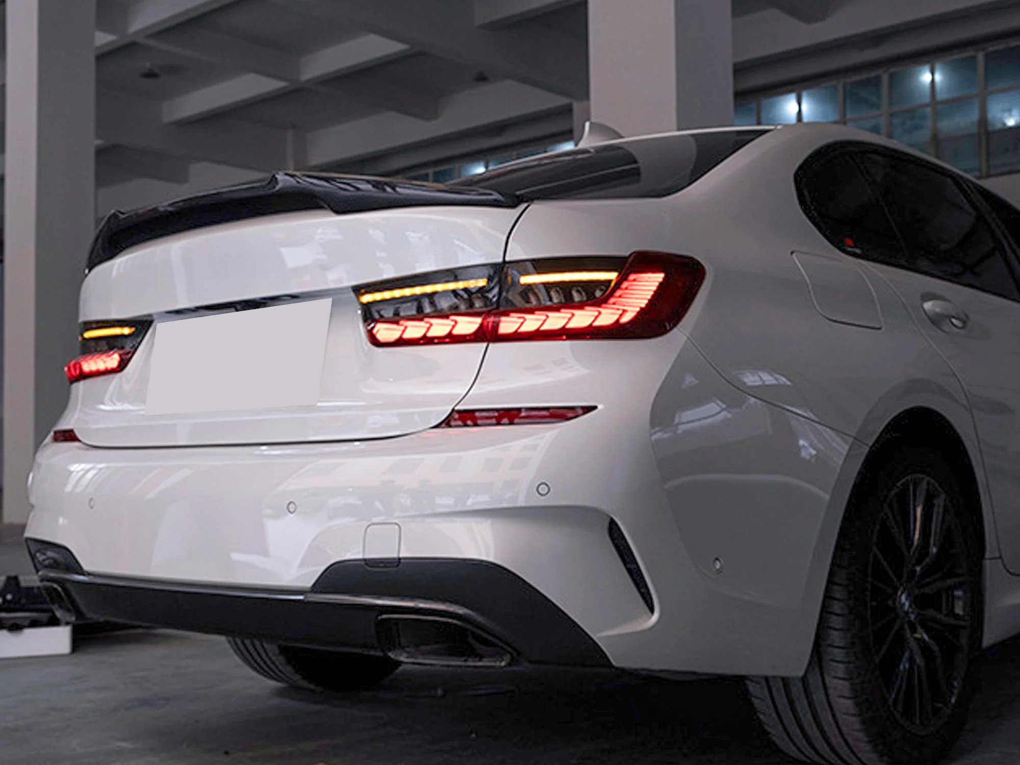 GTS Style Smoke LED Tail Lights W/Animation For BMW G20 G80 M3 330i 340i 2019-2022 - Image 3