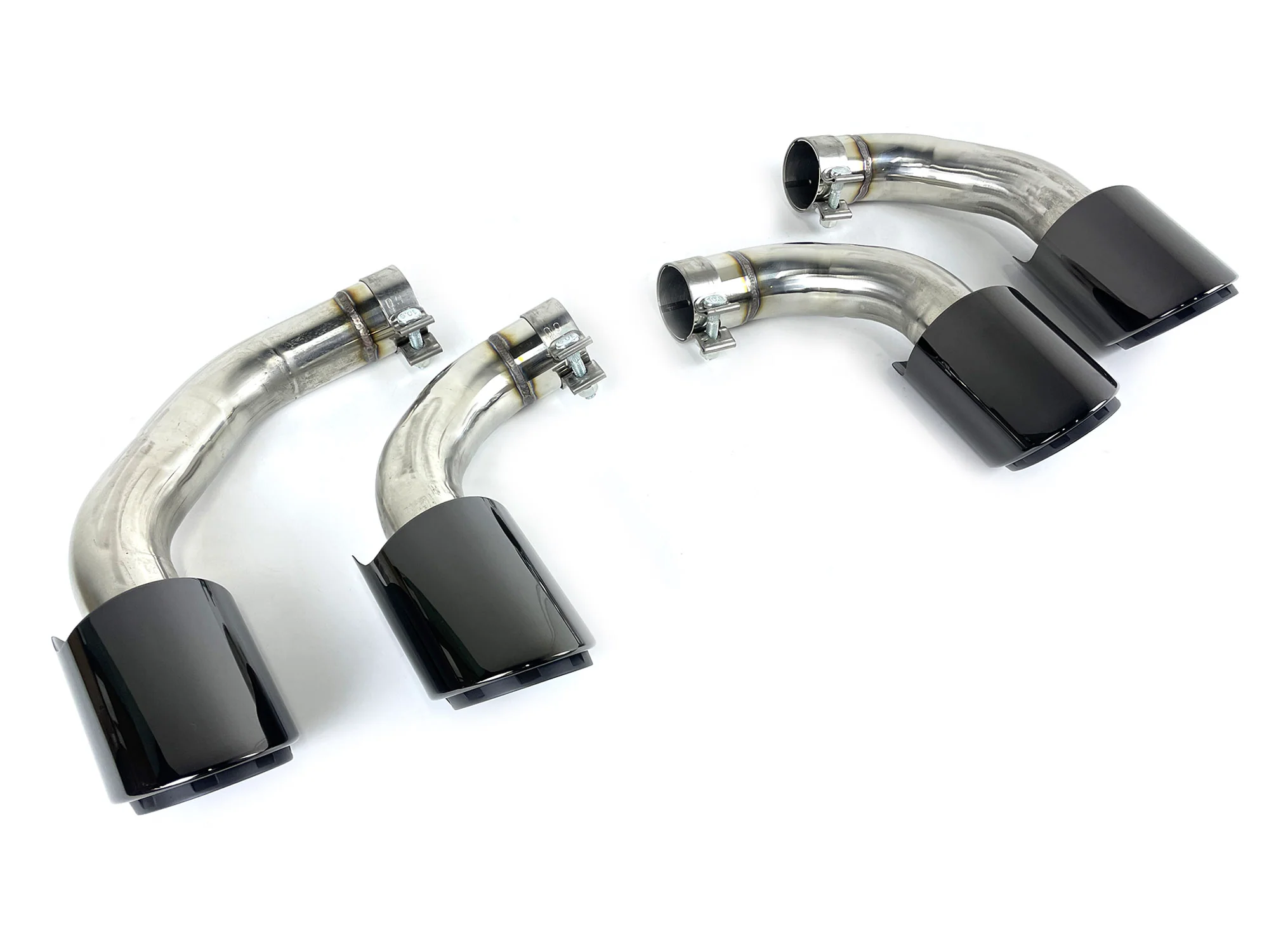 4pcs Black Exhaust Tips for Porsche 92A Cayenne S 2019-2026 - Image 6