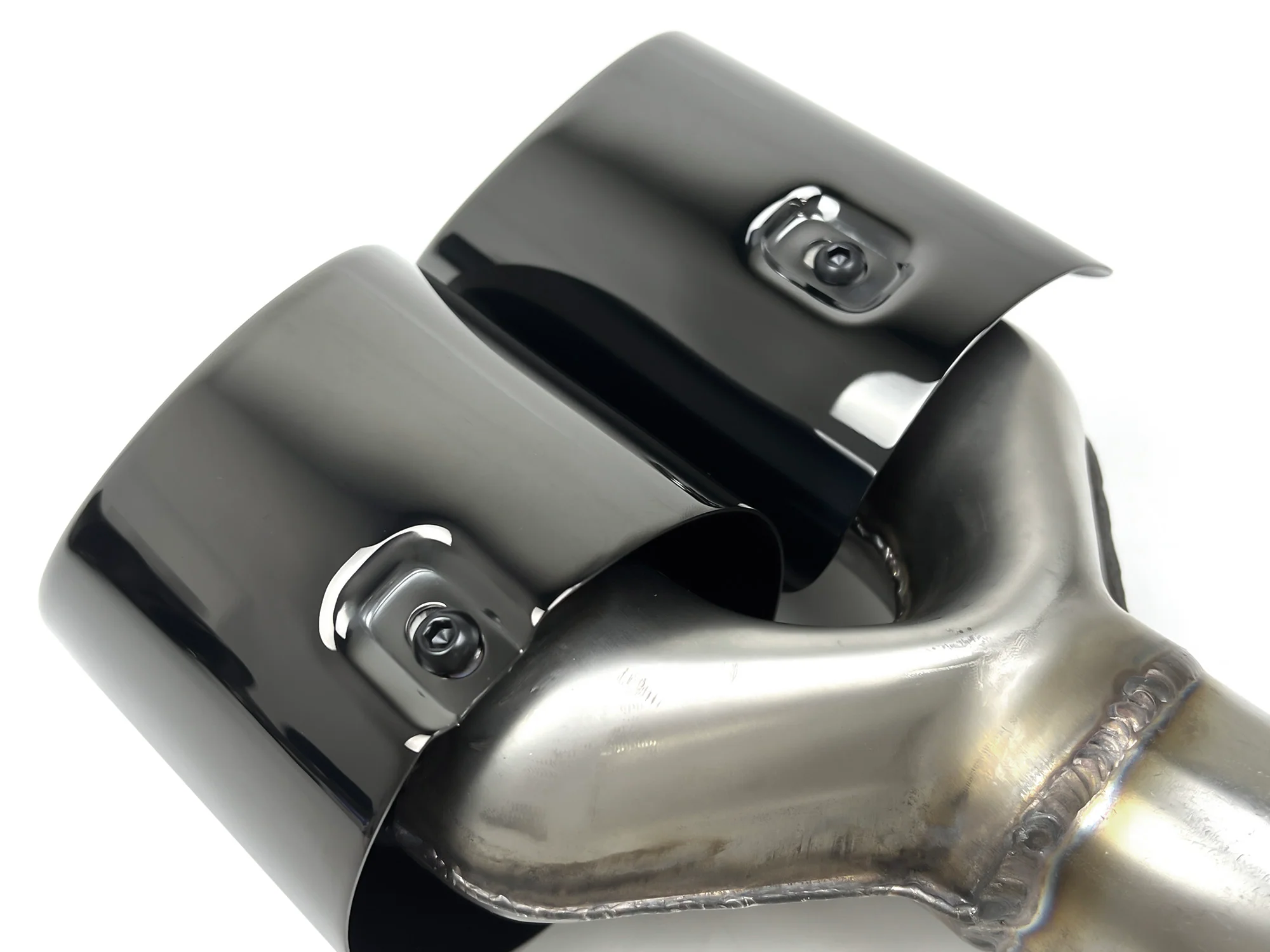 Sporty Exhaust Tips Black For Porsche Cayenne V6 V8 2011-2014 Short Pipe - Image 10