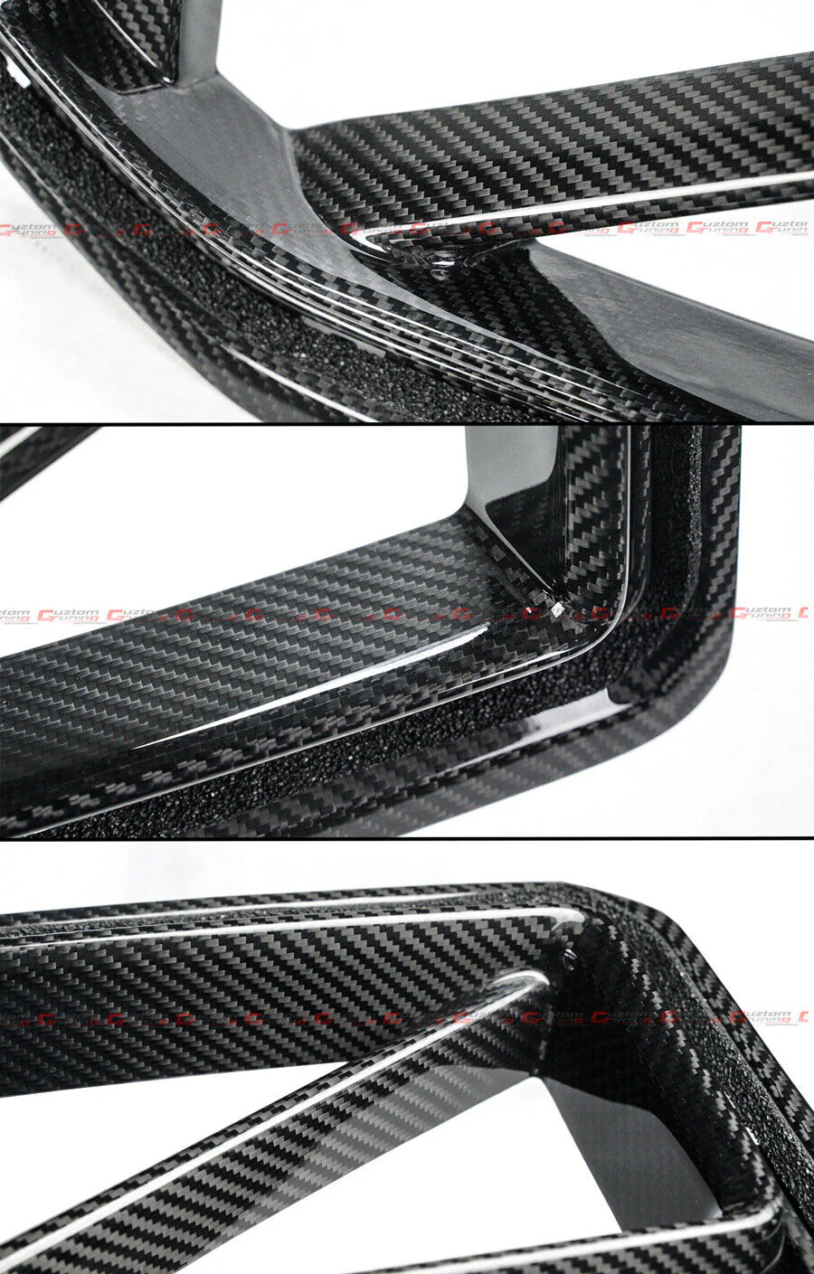 Dry Carbon Fiber Front Nose Kidney Grille for BMW G87 M2 2023-2026 - Image 4