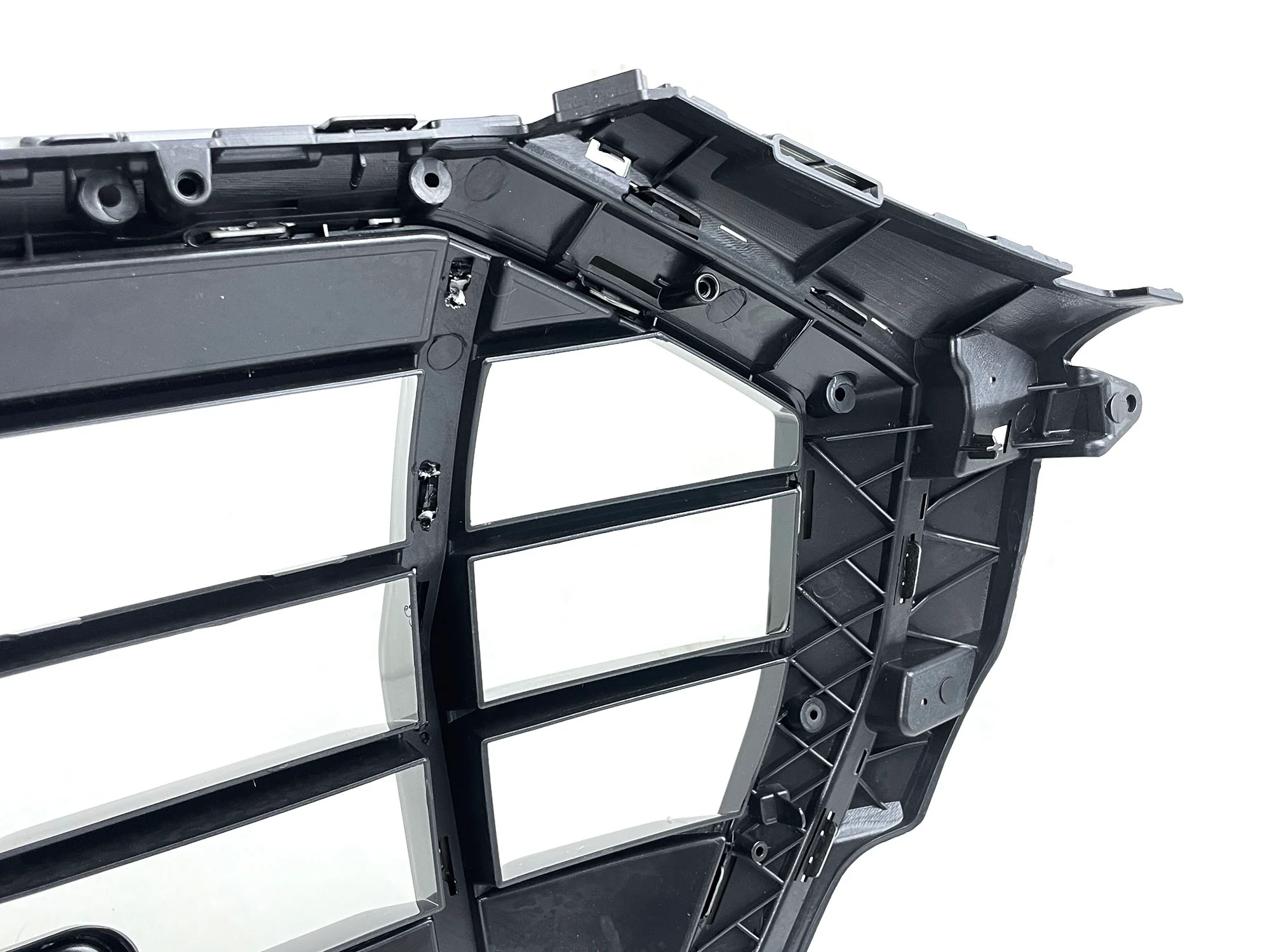 Black Front Bumper Grille For Audi Q3 SQ3 2019-2024 fg326 - Image 11