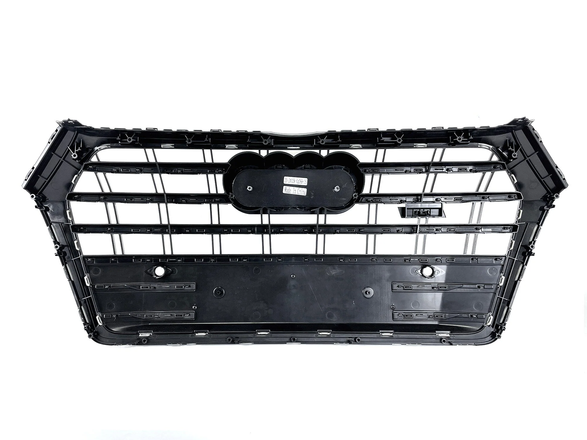 Gloss Black Front Bumper Upper Grille for Audi Q5 SQ5 2018 2019 2020 - Image 11