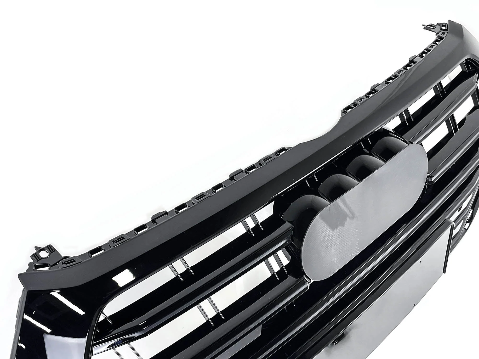 Gloss Black Front Bumper Upper Grille for Audi Q5 SQ5 2018 2019 2020 - Image 7