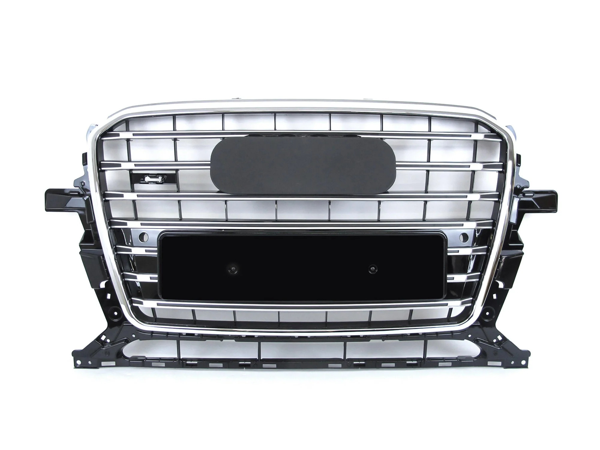SQ5 Style Chrome Front Grille Radiator For 2013-2017 AUDI Q5 - Image 4