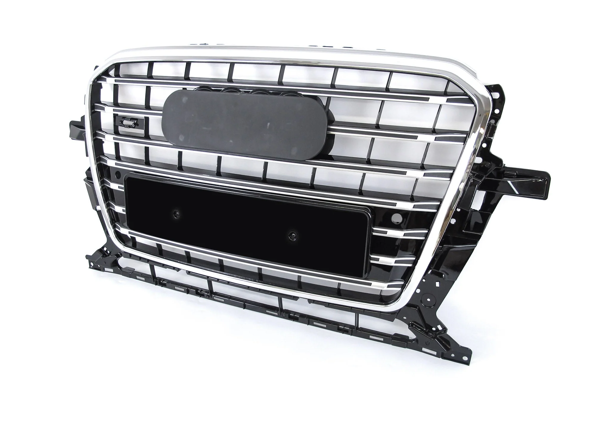 SQ5 Style Chrome Front Grille Radiator For 2013-2017 AUDI Q5 - Image 5