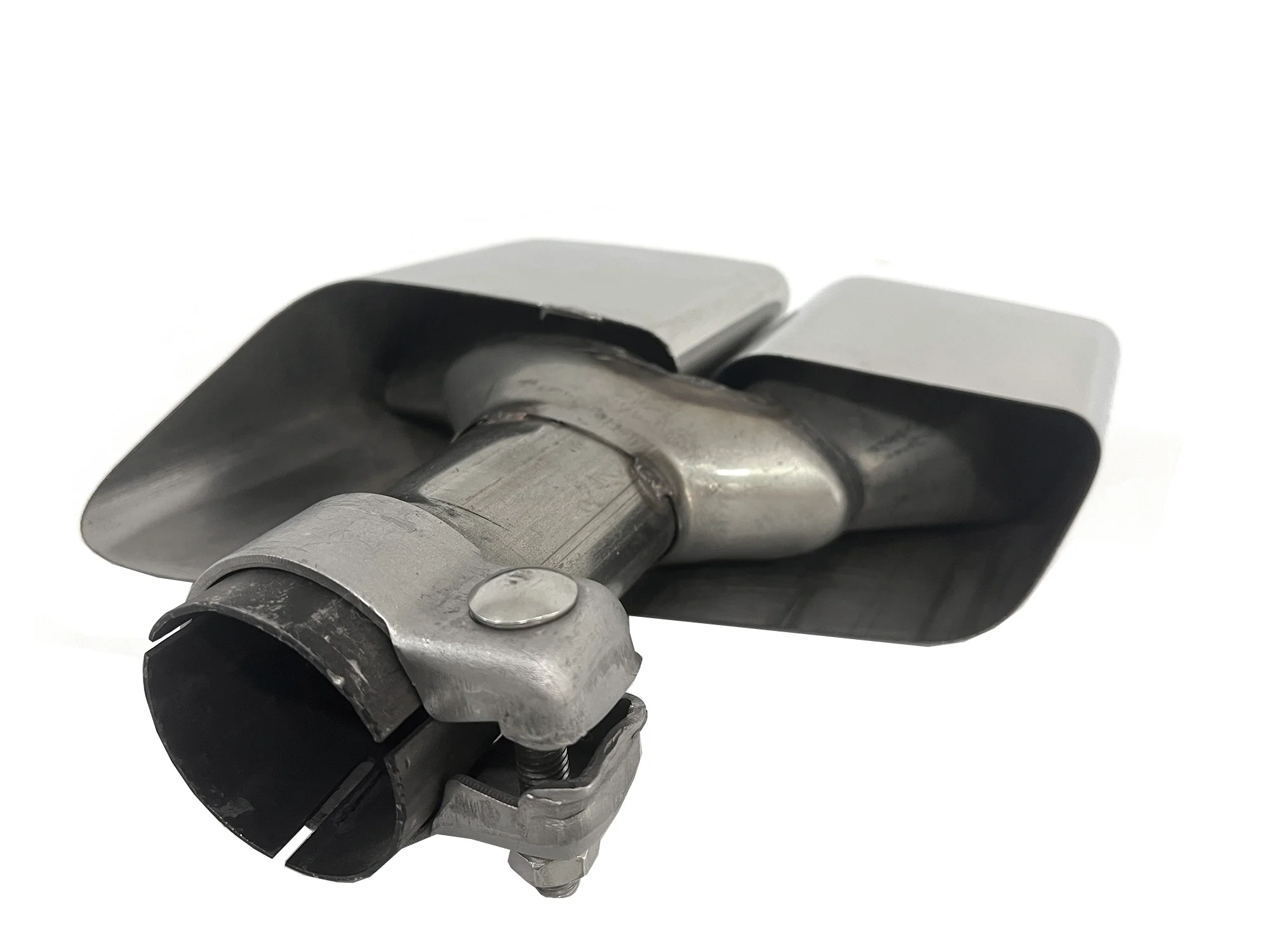 Chrome Square Exhaust Tips for Audi Q7 3.0L Gasoline 2016–2019 | 55mm Inlet - Image 9
