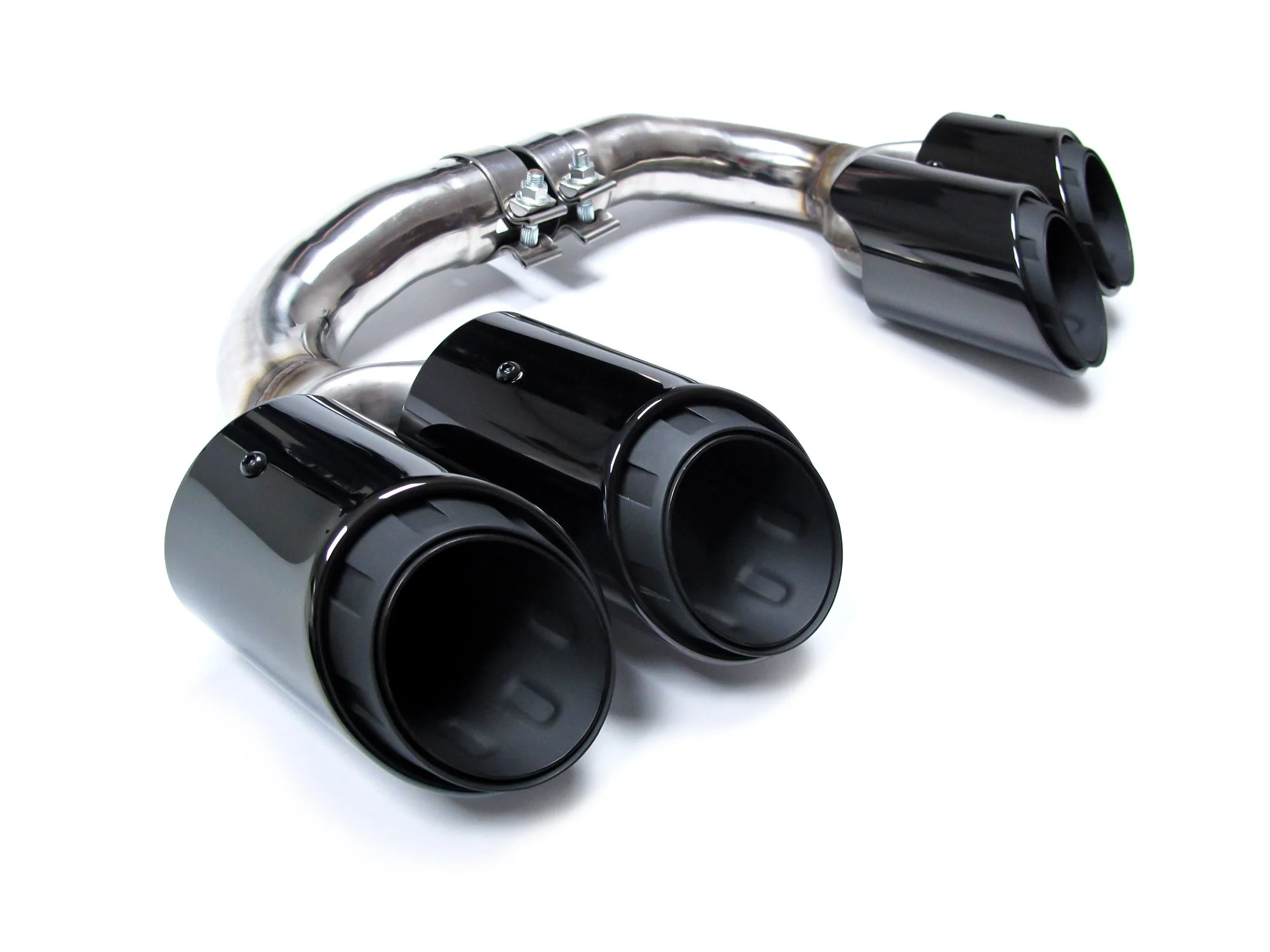 Black Sport Exhaust Tips Tailpipe For Porsche Cayenne 9Y0 9Y3 2019-2026 - Image 10