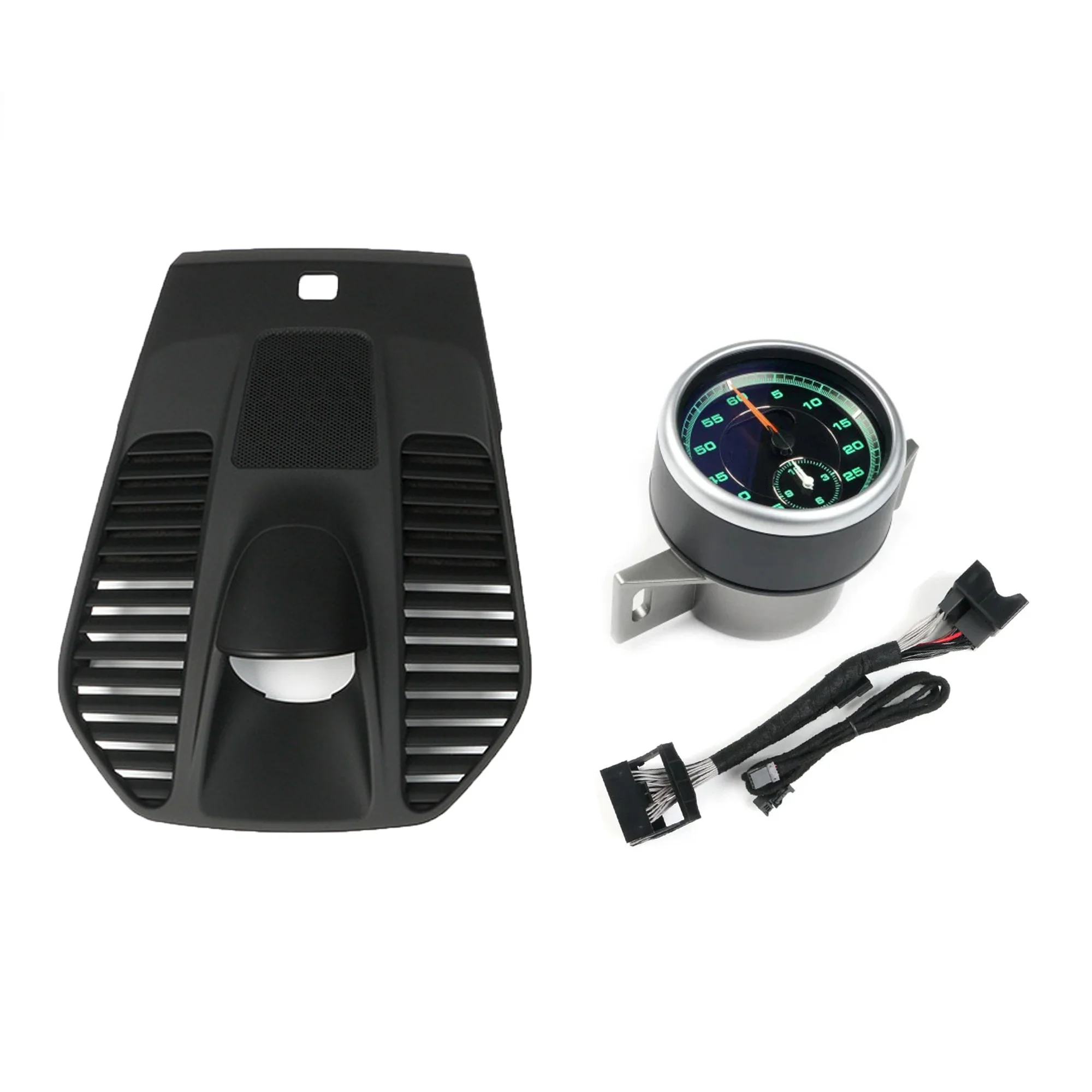 Sport Chrono Upgrade Kit for Porsche 911 991 2012-2018 Black Dashboard Cover Panel & Stopwatch Clock Set - Image 15