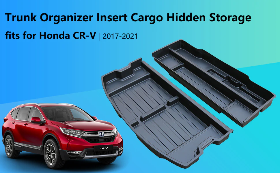 Trunk Organizer Insert Cargo Hatch Rear Hidden Storage Box for Honda CRV 2017-2022 - Image 10