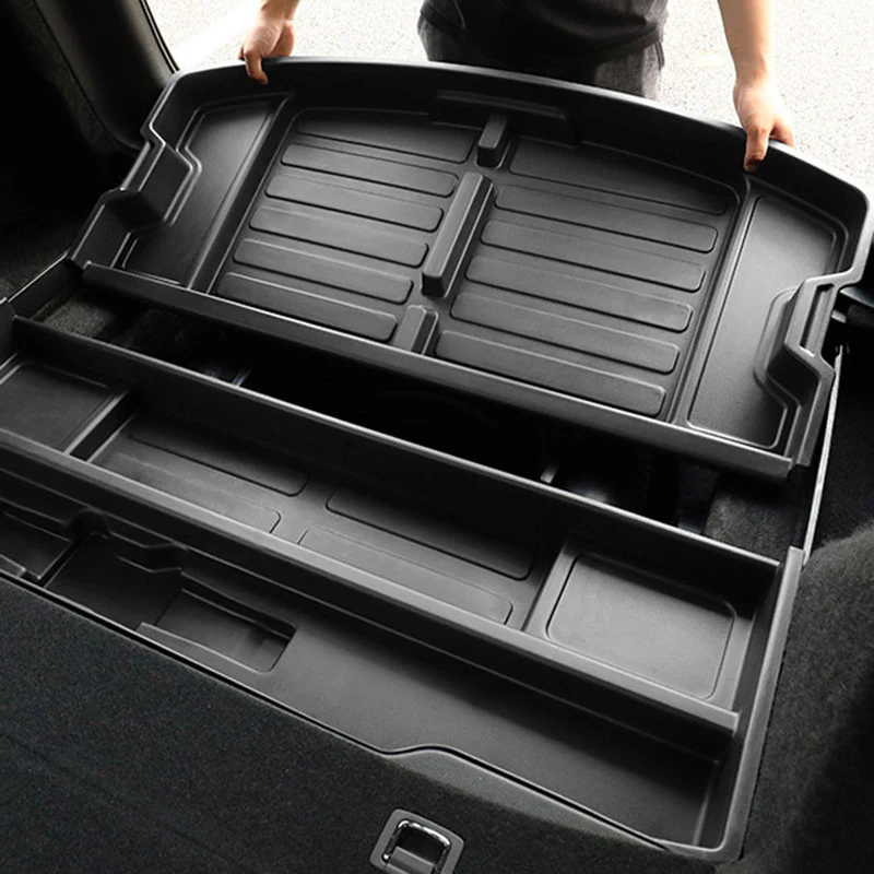 Trunk Organizer Insert Cargo Hatch Rear Hidden Storage Box for Honda CRV 2017-2022 - Image 13