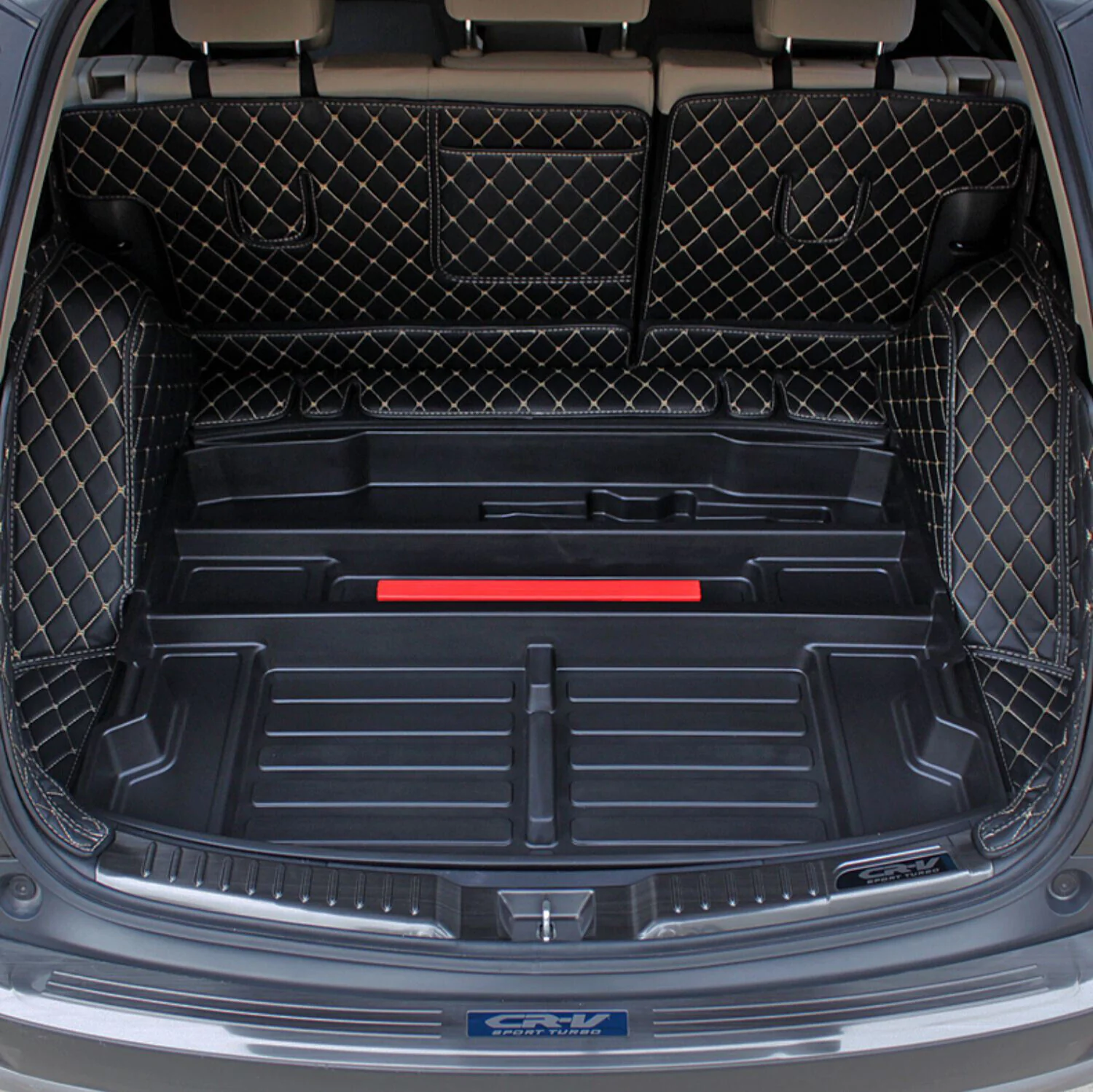 Trunk Organizer Insert Cargo Hatch Rear Hidden Storage Box for Honda CRV 2017-2022 - Image 2