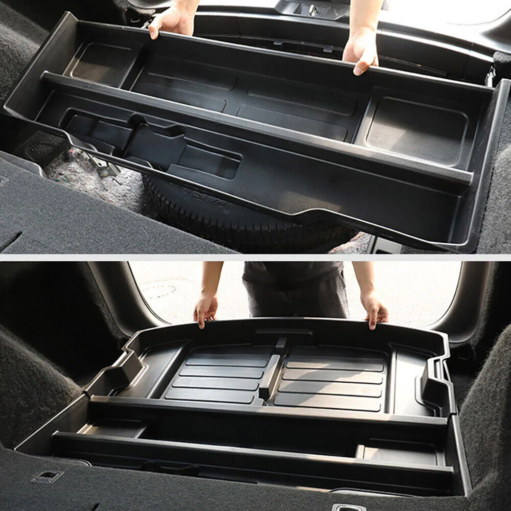 Trunk Organizer Insert Cargo Hatch Rear Hidden Storage Box for Honda CRV 2017-2022 - Image 9