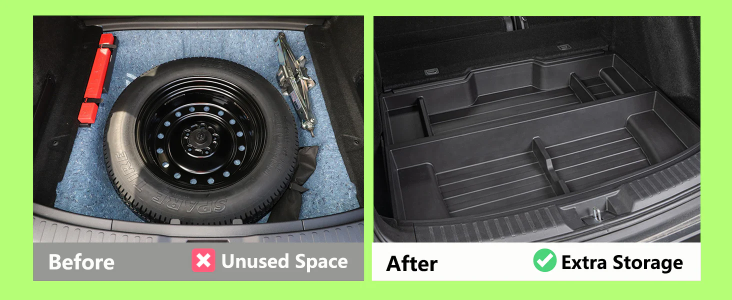 Trunk Storage Box Bins SUV Insert Cargo Hidden Organizer for Honda CRV 2023-2025 - Image 14