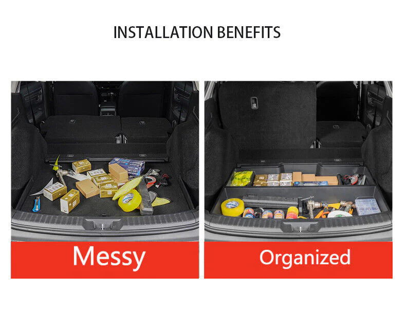 Trunk Storage Box Bins SUV Insert Cargo Hidden Organizer for Honda CRV 2023-2025 - Image 6