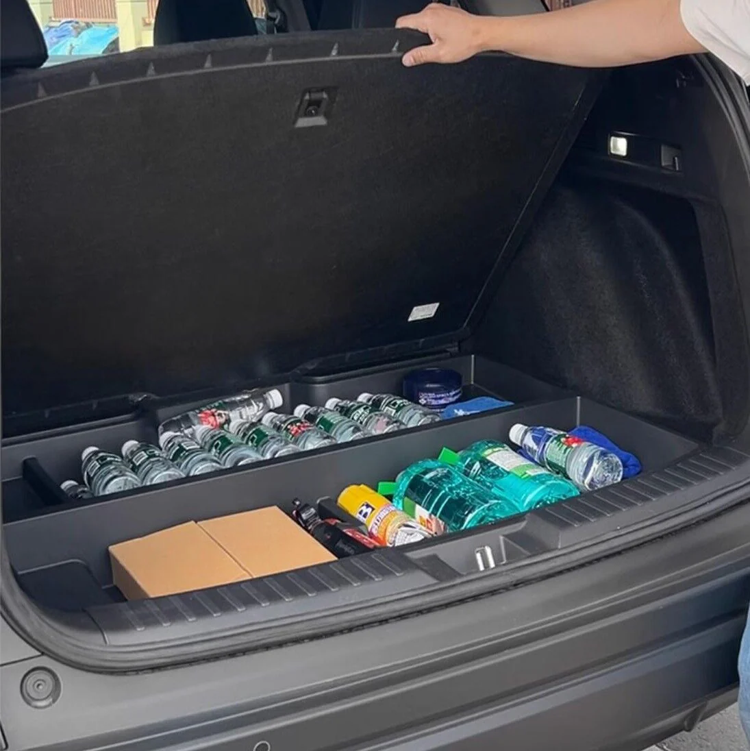 Trunk Storage Box Bins SUV Insert Cargo Hidden Organizer for Honda CRV 2023-2025 - Image 9