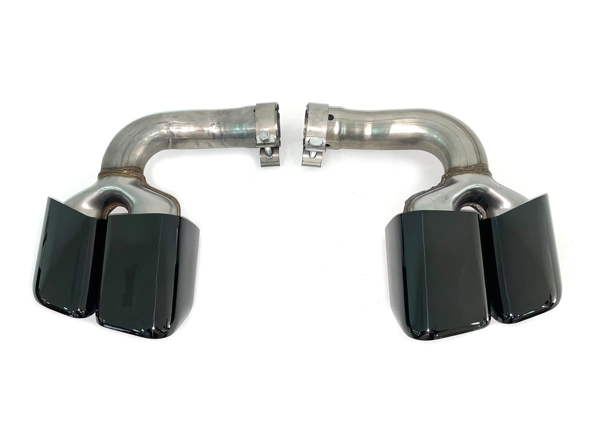 Square Exhaust Muffler Tips For Porsche Cayenne 9Y0 Base Petrol 2019-2026 - Image 11