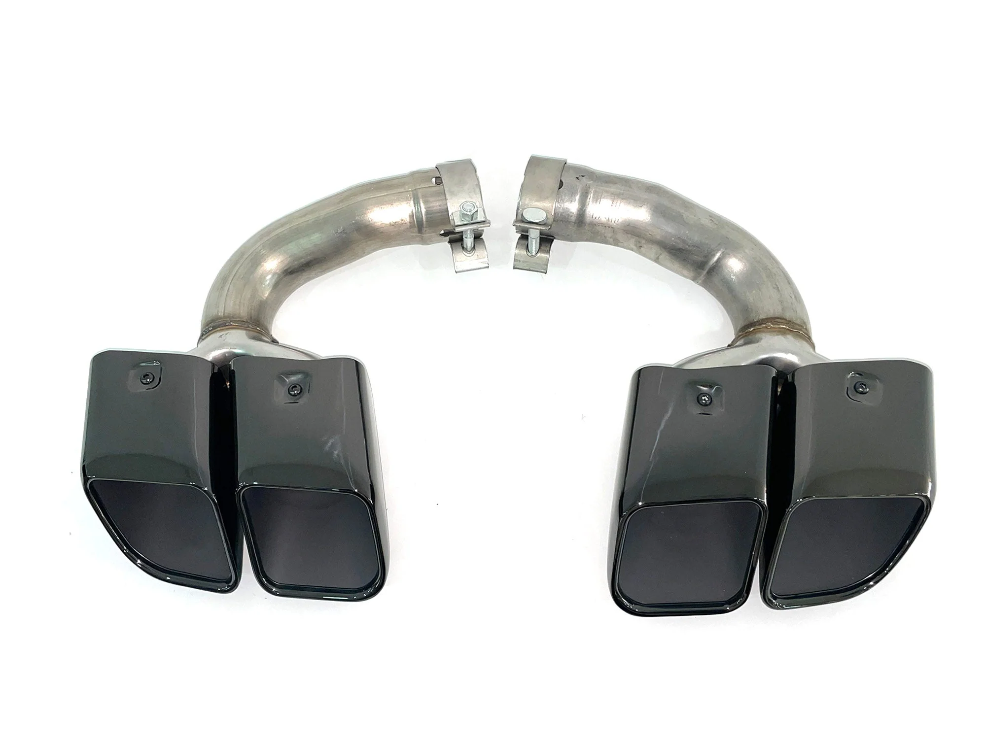 Square Exhaust Muffler Tips For Porsche Cayenne 9Y0 Base Petrol 2019-2026 - Image 14
