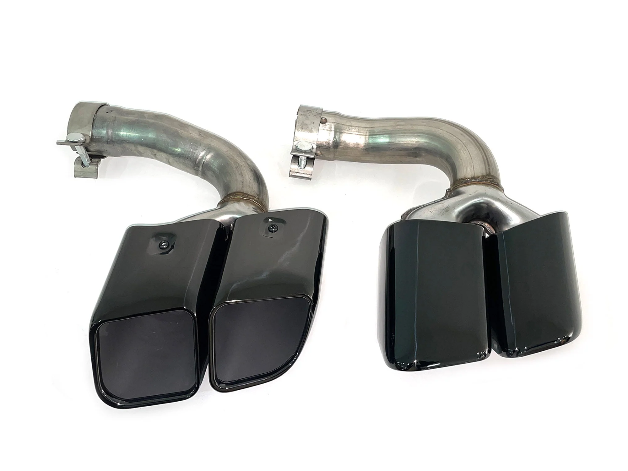 Square Exhaust Muffler Tips For Porsche Cayenne 9Y0 Base Petrol 2019-2026 - Image 16