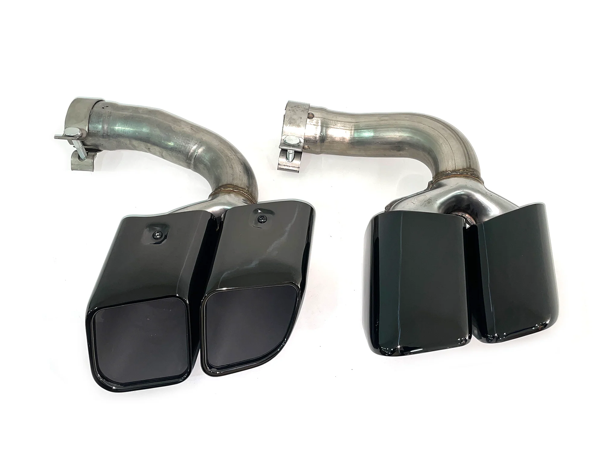 Square Exhaust Muffler Tips For Porsche Cayenne 9Y0 Base Petrol 2019-2026 - Image 22