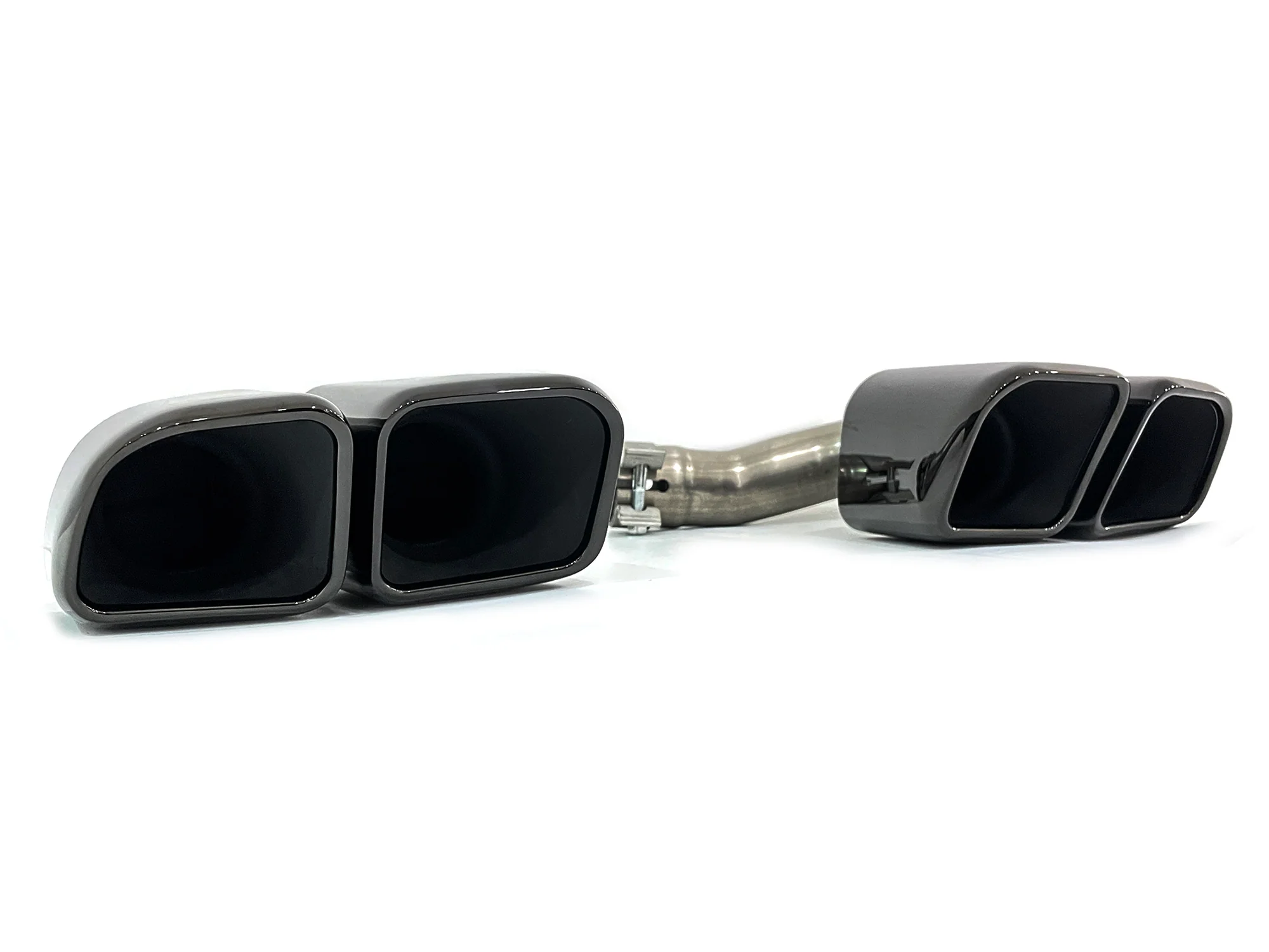 Square Exhaust Muffler Tips For Porsche Cayenne 9Y0 Base Petrol 2019-2026 - Image 23