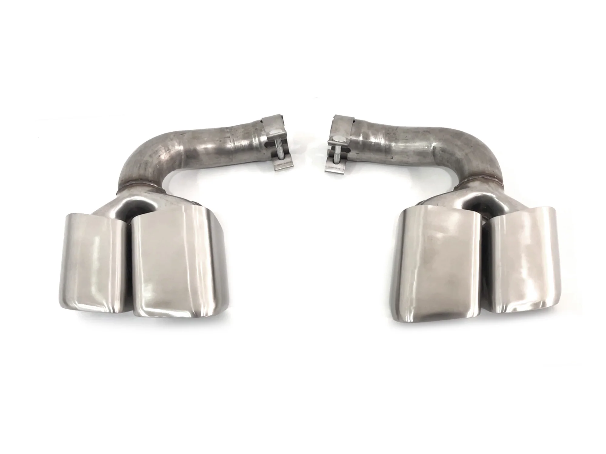 Square Exhaust Muffler Tips For Porsche Cayenne 9Y0 Base Petrol 2019-2026 - Image 30
