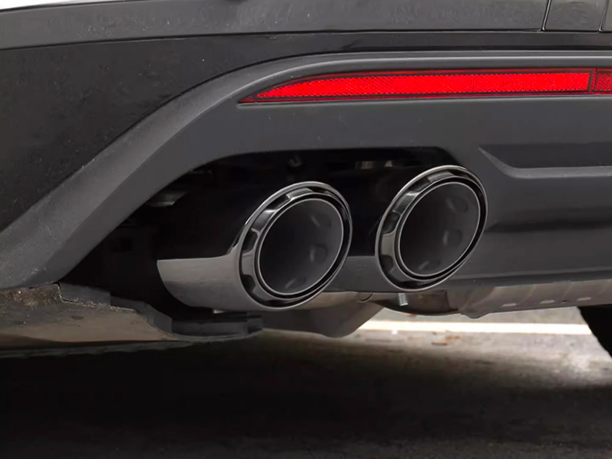 Twin Round Exhaust Tips replacement for VW Touareg 2.0 2019 2020 2021 2022 2023 2024 - Image 3