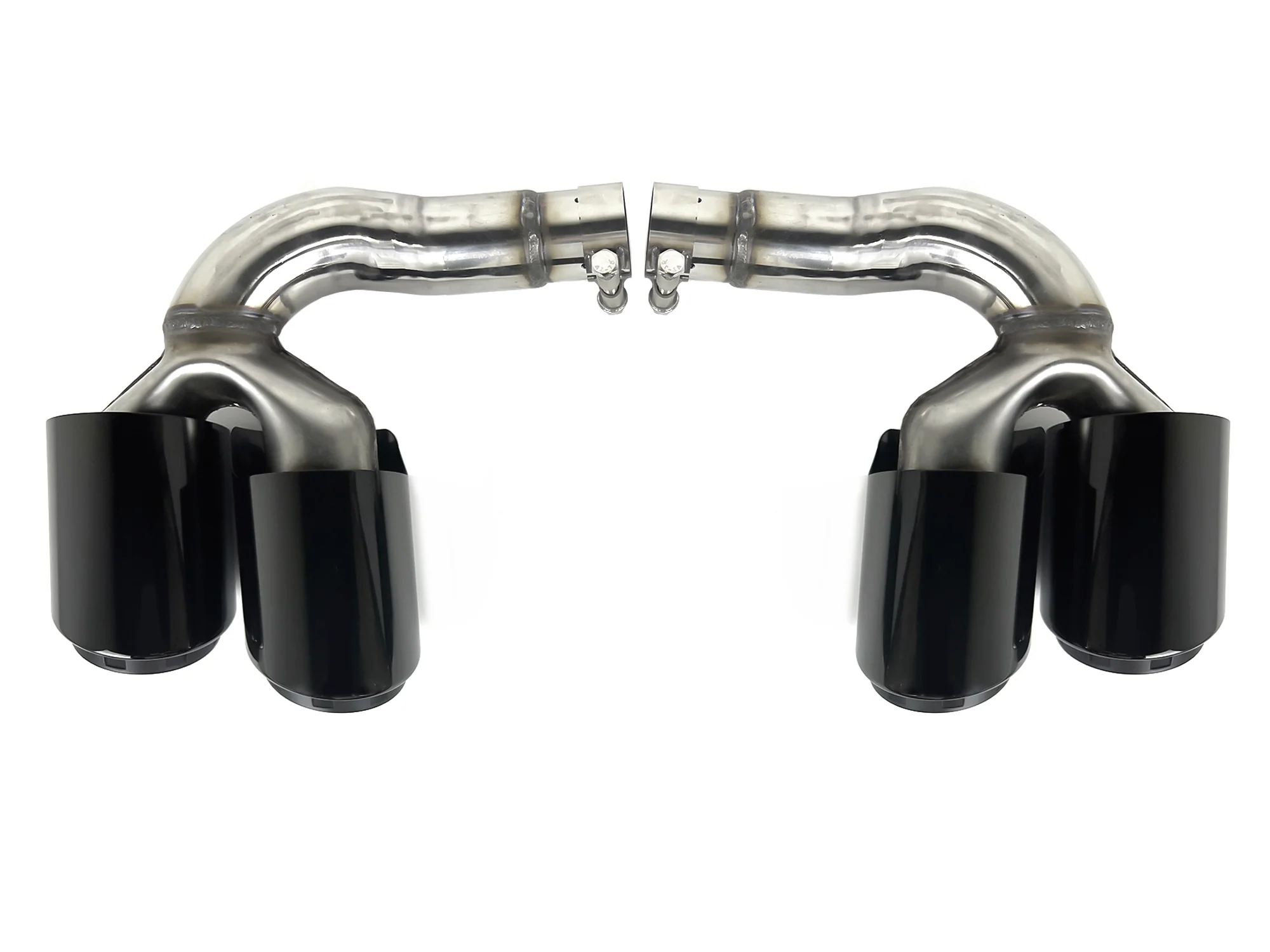 Twin Round Exhaust Tips replacement for VW Touareg 2.0 2019 2020 2021 2022 2023 2024 - Image 5