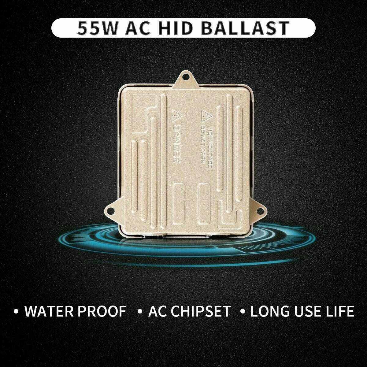 VLAND 35W 6000K White D2H Xenon Bulbs Conversion HID Kit with Ballast light - Image 7