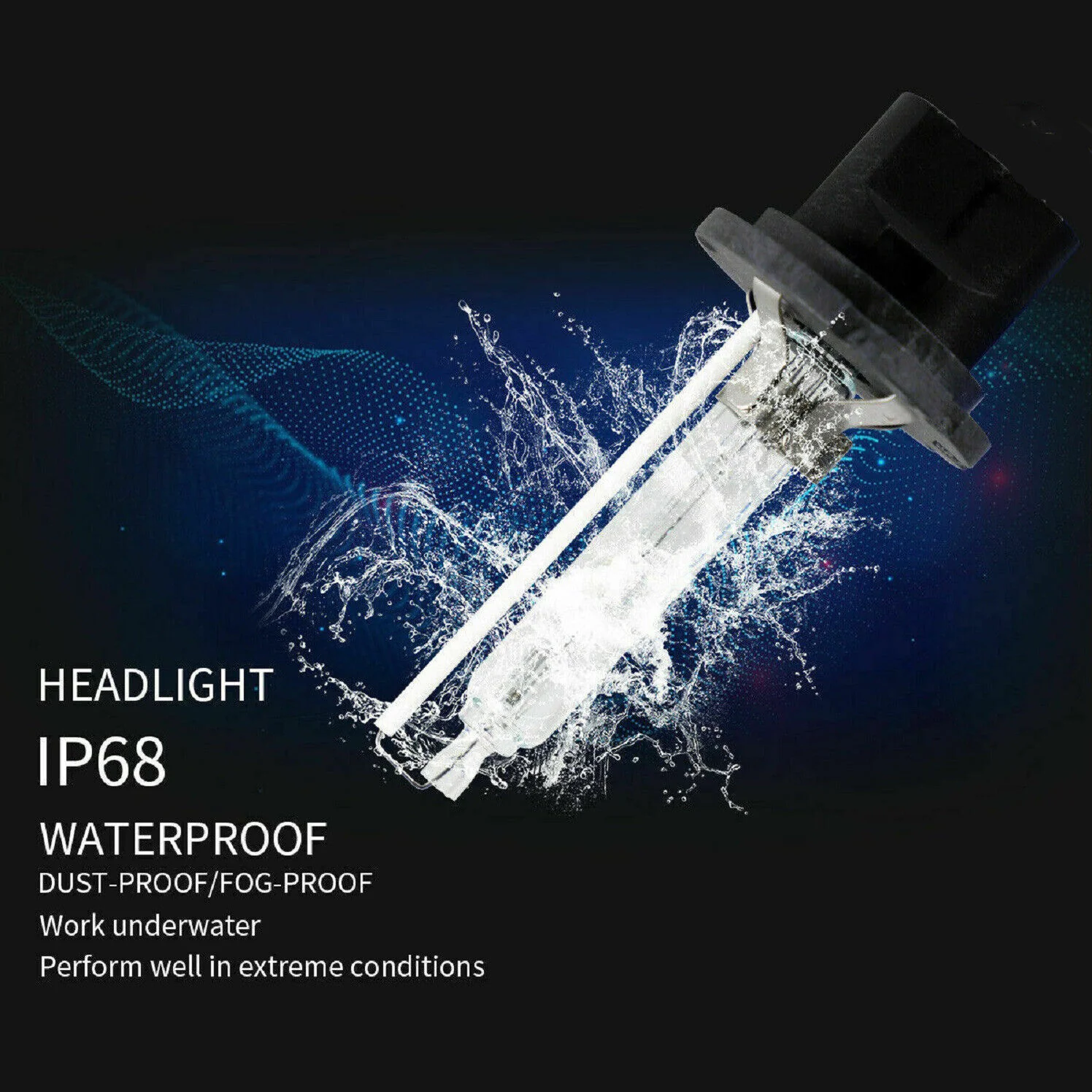 VLAND HID Xenon D2H Light High/Low Beam Bulbs w/Decoder Ballasts 55W Kits Pair - Image 7